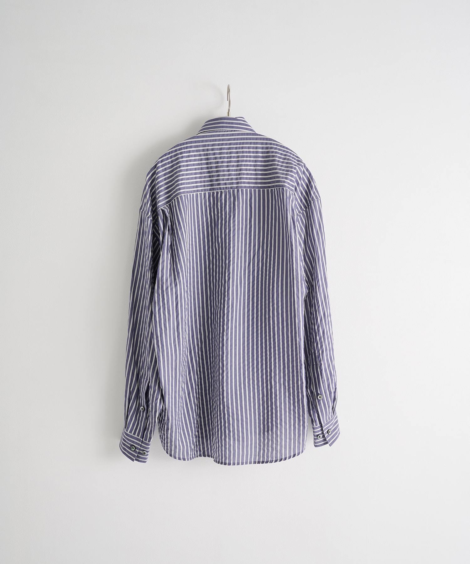 WRIST PATCH SLOUCH SHIRT STRIPE refomed