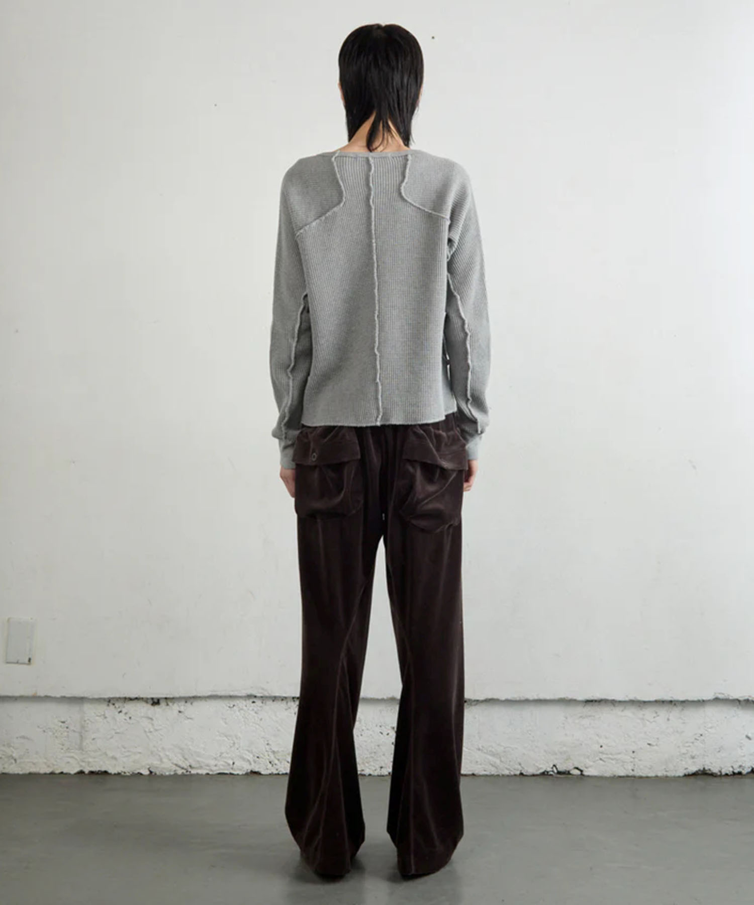 WAFFLE THERMAL LONG SLEEVE T?SHIRT NVRFRGT