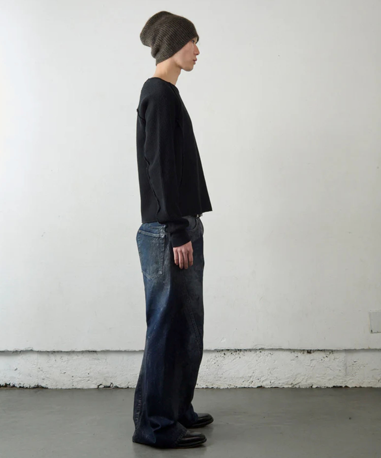 WAFFLE THERMAL LONG SLEEVE T?SHIRT NVRFRGT