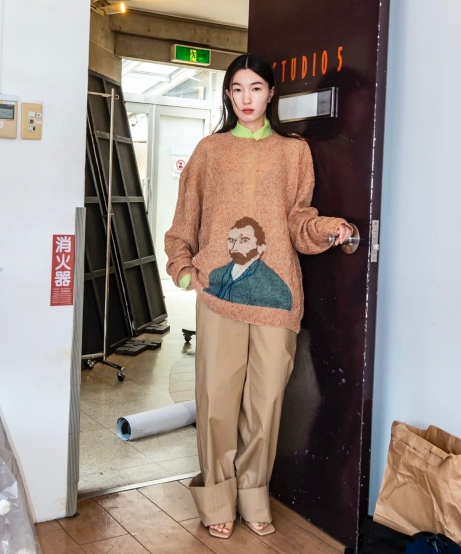 Wavy Linen Van Gogh Kota Gushiken