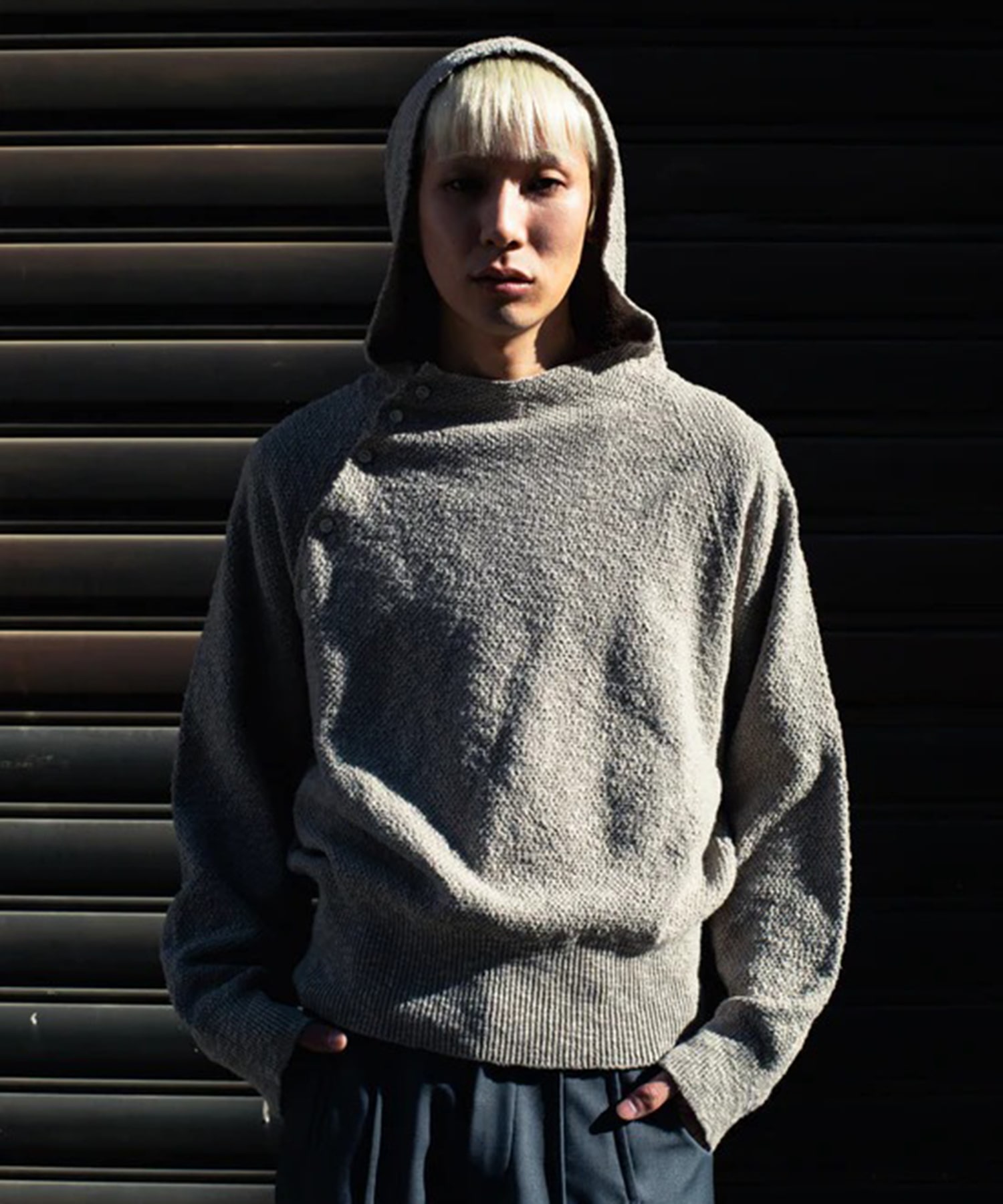 SUMMER KNIT HOODIE GOAT ESSENCE