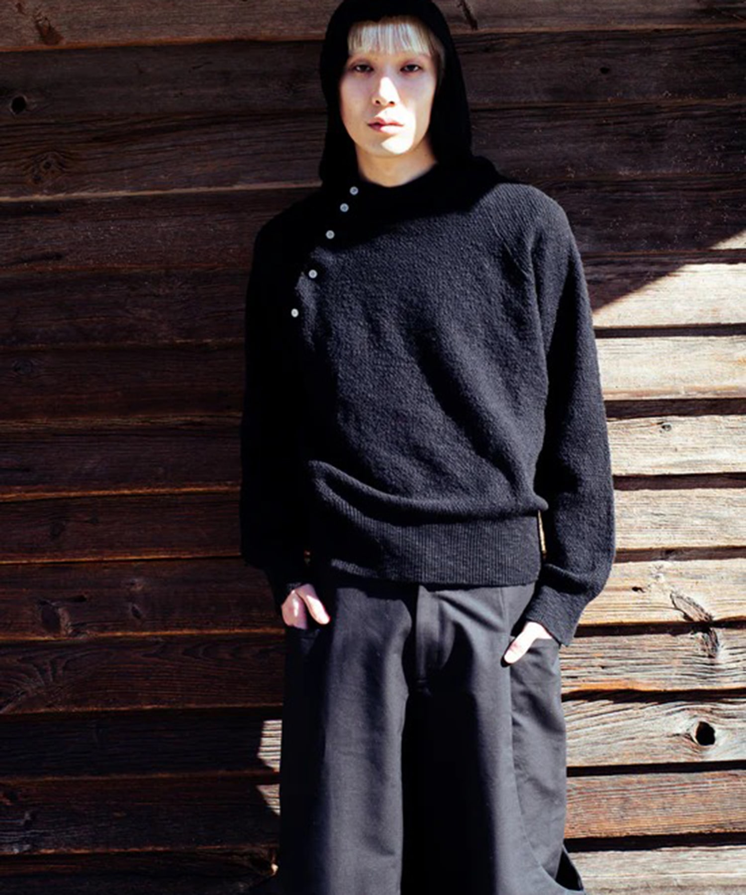 SUMMER KNIT HOODIE GOAT ESSENCE