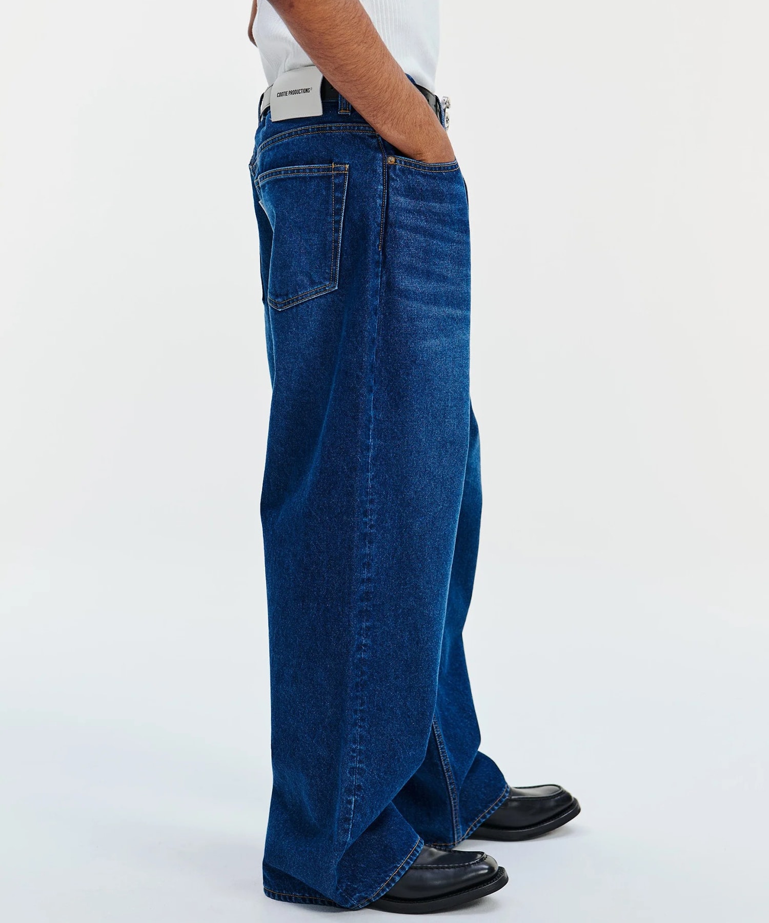 12.5oz Denim 5 Pocket Square Leg Pants COOTIE PRODUCTIONS