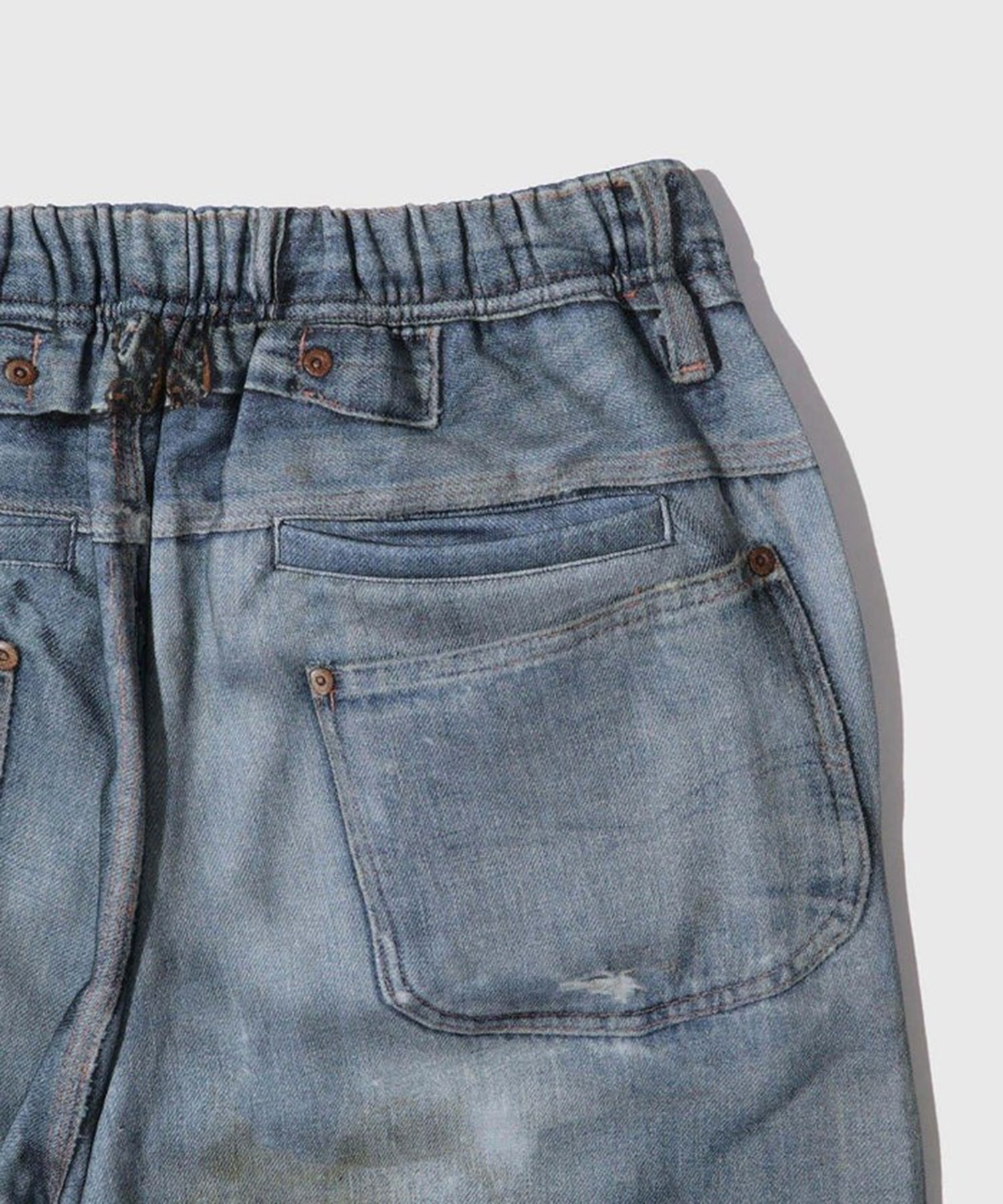 Trompe loeil Denim Sweat Pants TOLQ