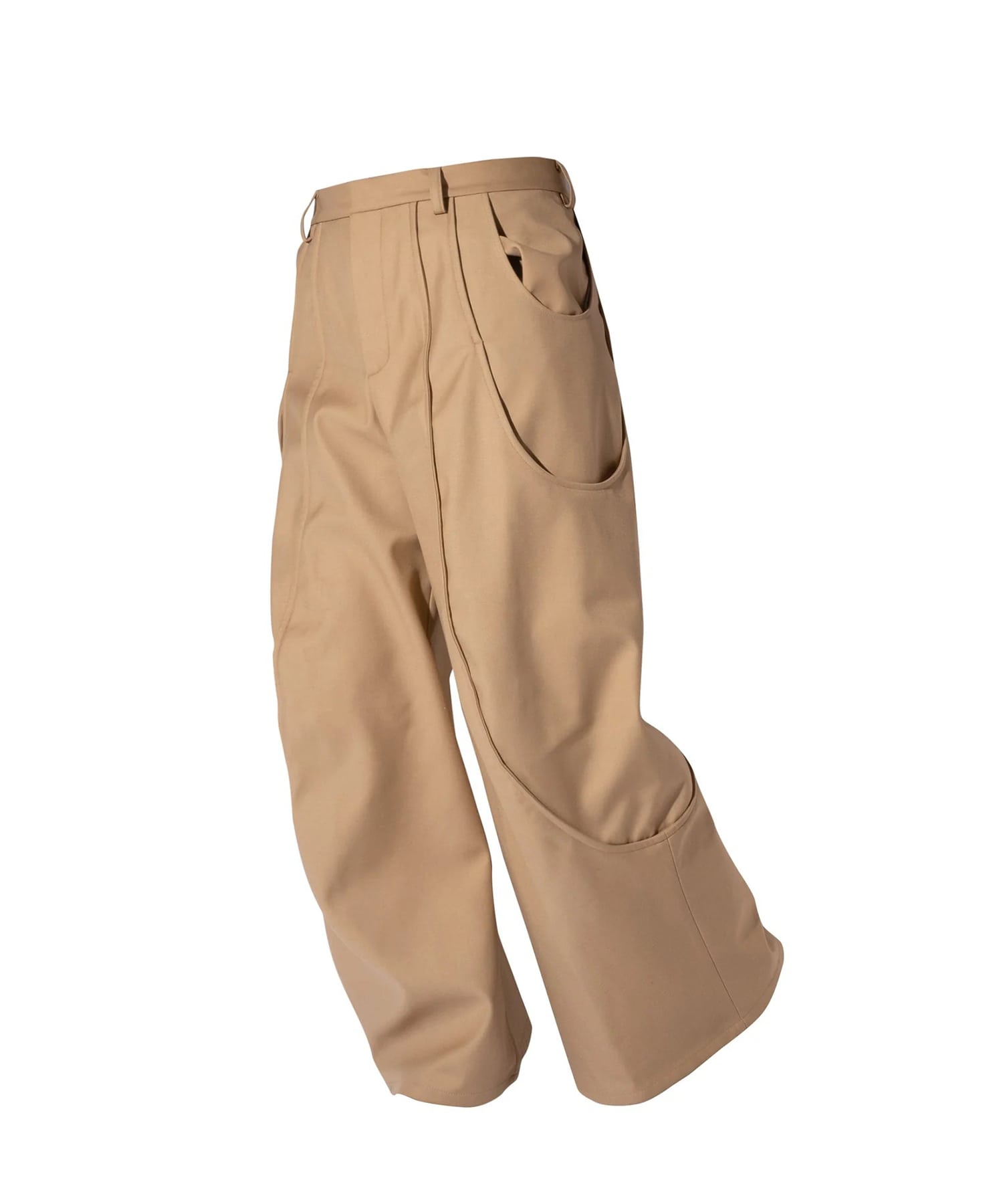 TUCK CURVE WIDE PANTS GOAT ESSENCE