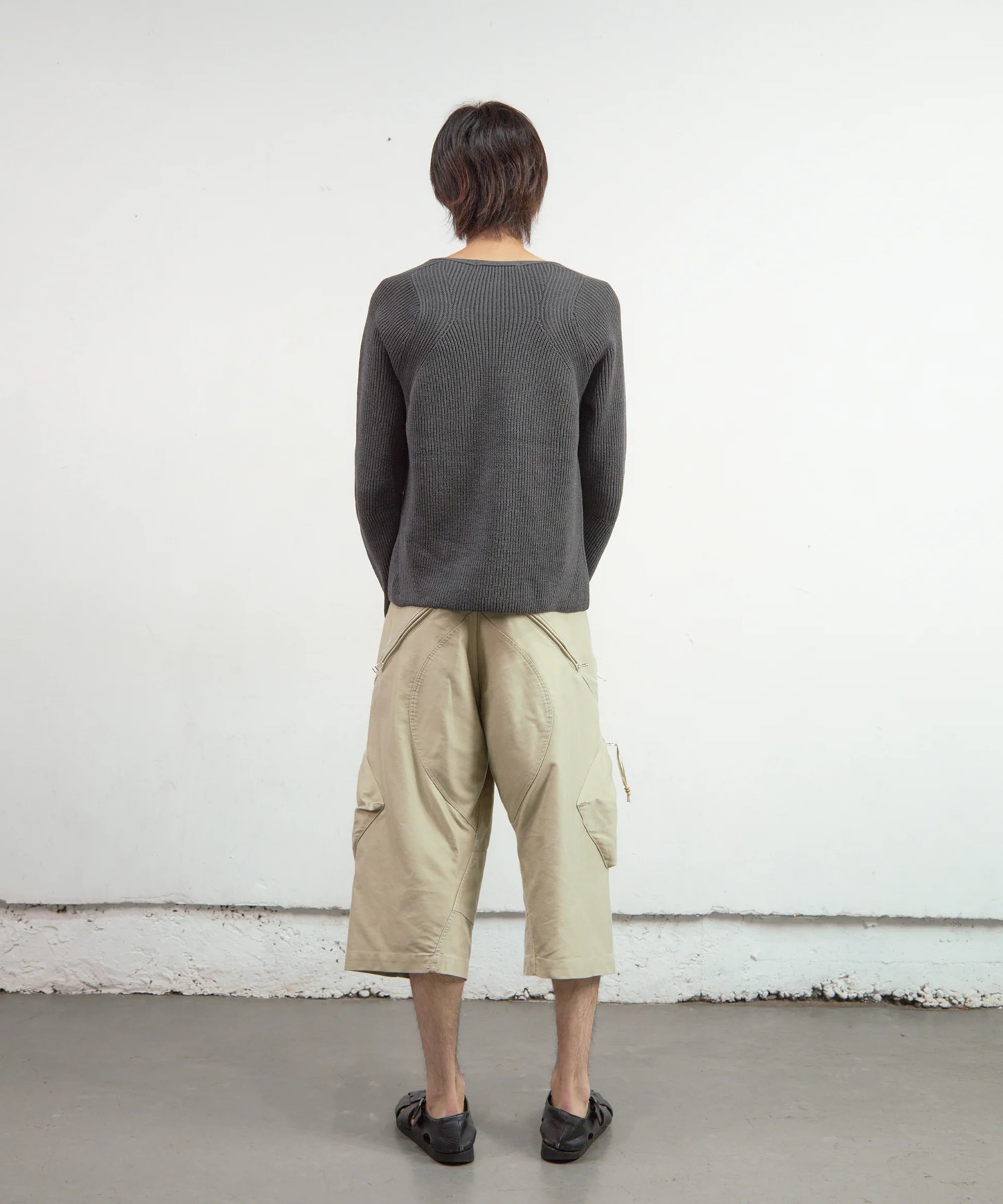 3D TWISTED PARACHUTE CARGO SHORTS NVRFRGT