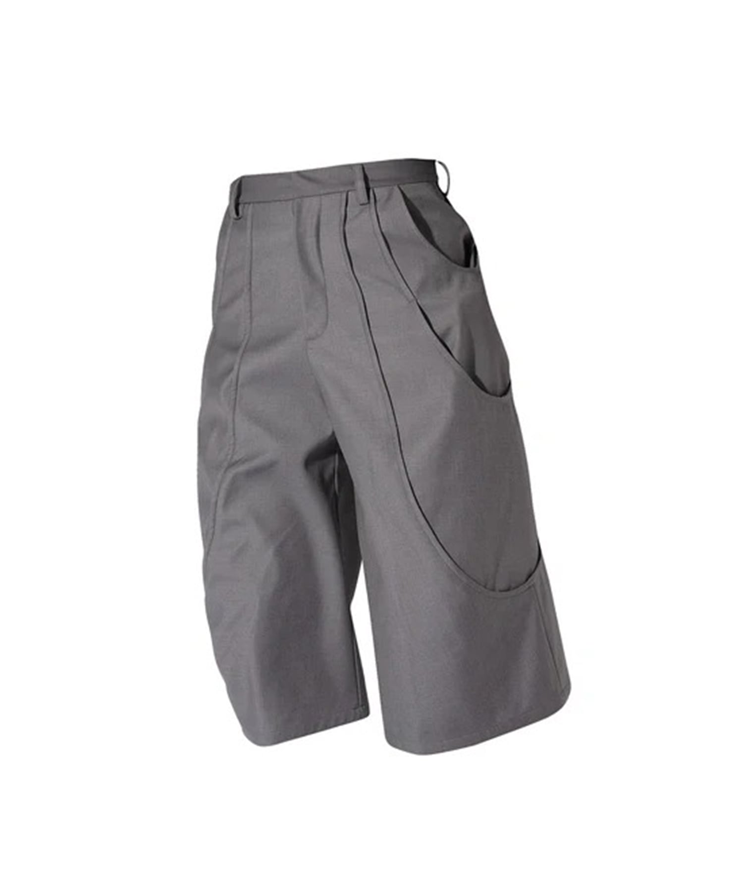 TUCK CURVE WIDE SHORTS GOAT ESSENCE