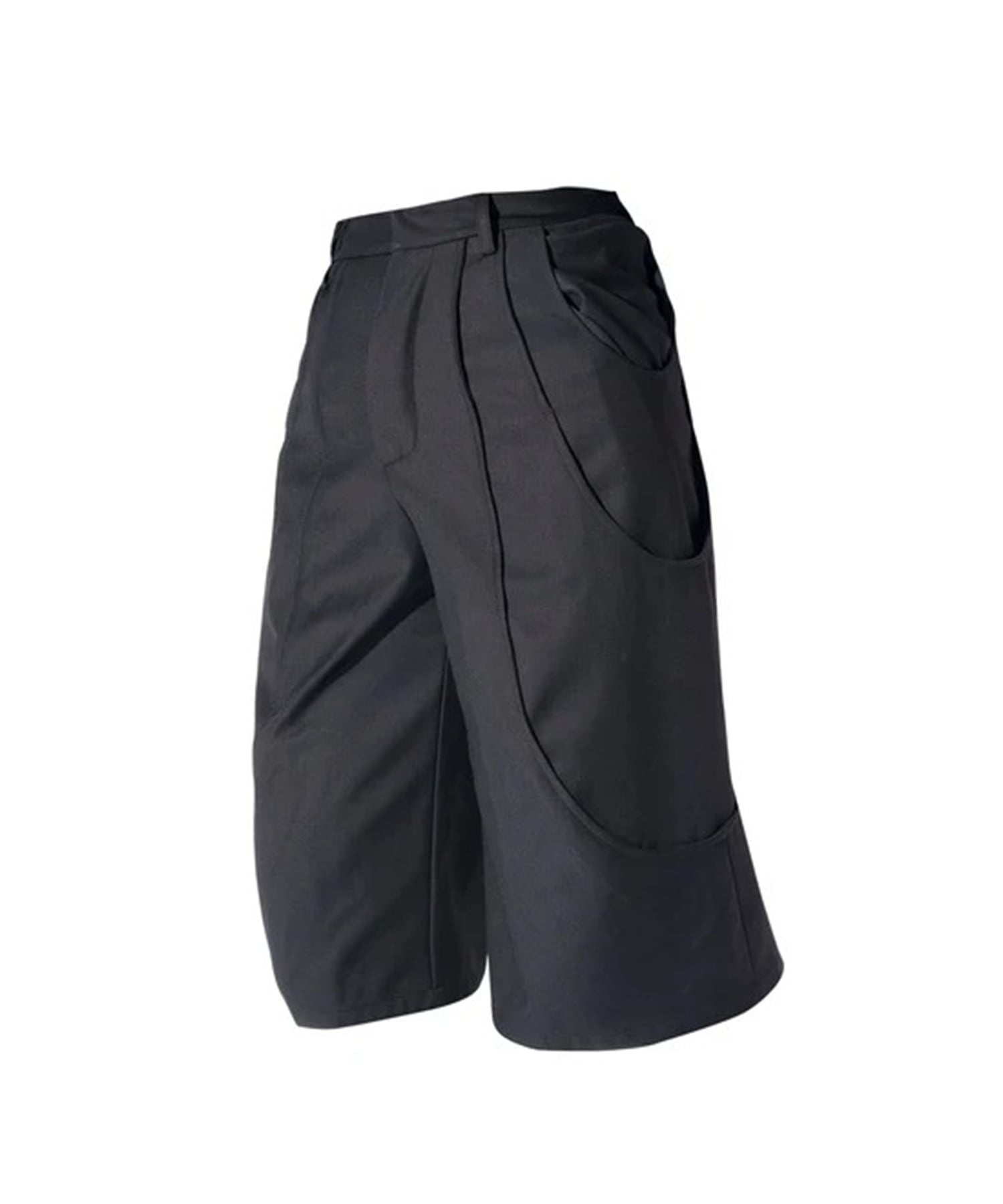 TUCK CURVE WIDE SHORTS GOAT ESSENCE