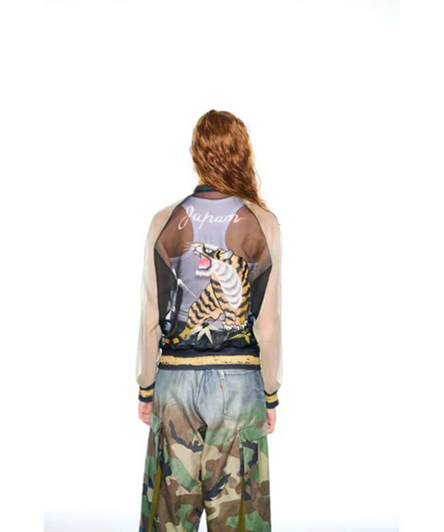 Skeleton Printed Souvenir Jacket TOLQ