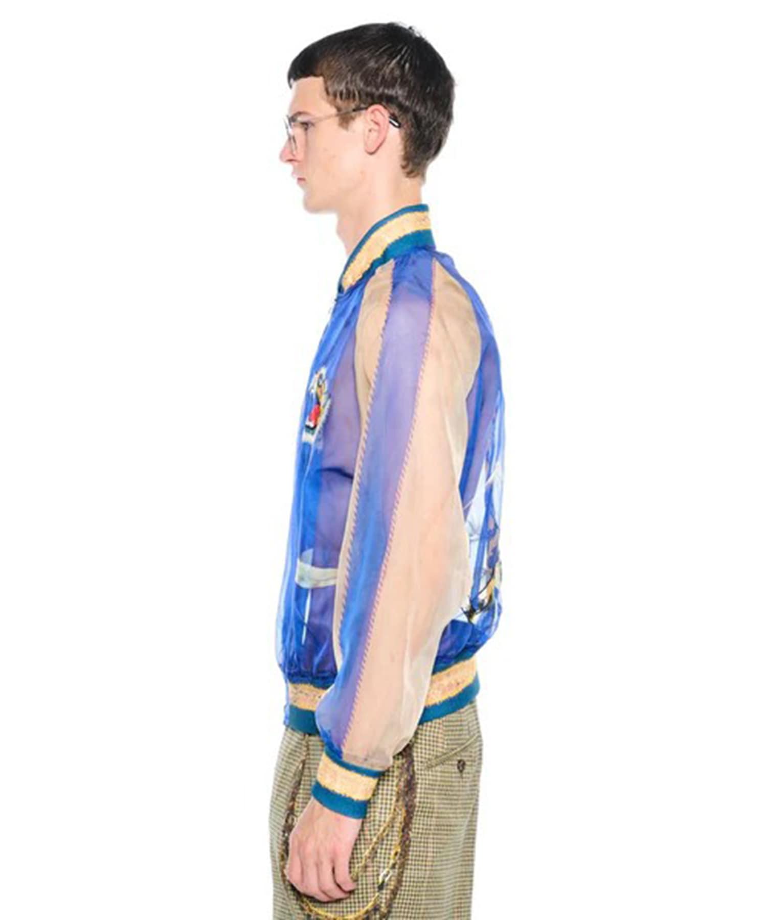 Skeleton Printed Souvenir Jacket TOLQ