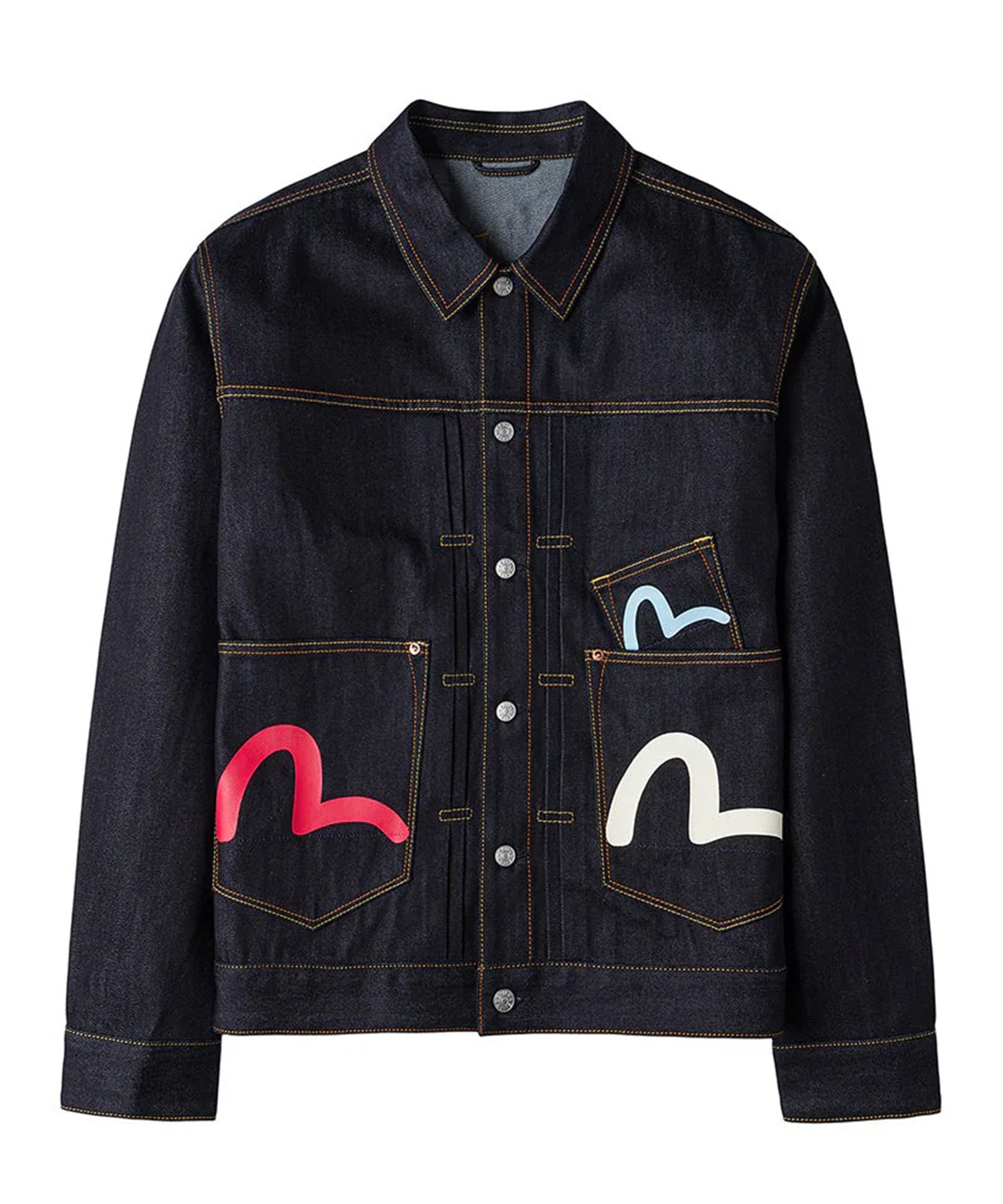 HT MULTI-POCKET DENIM JACKET EVISU