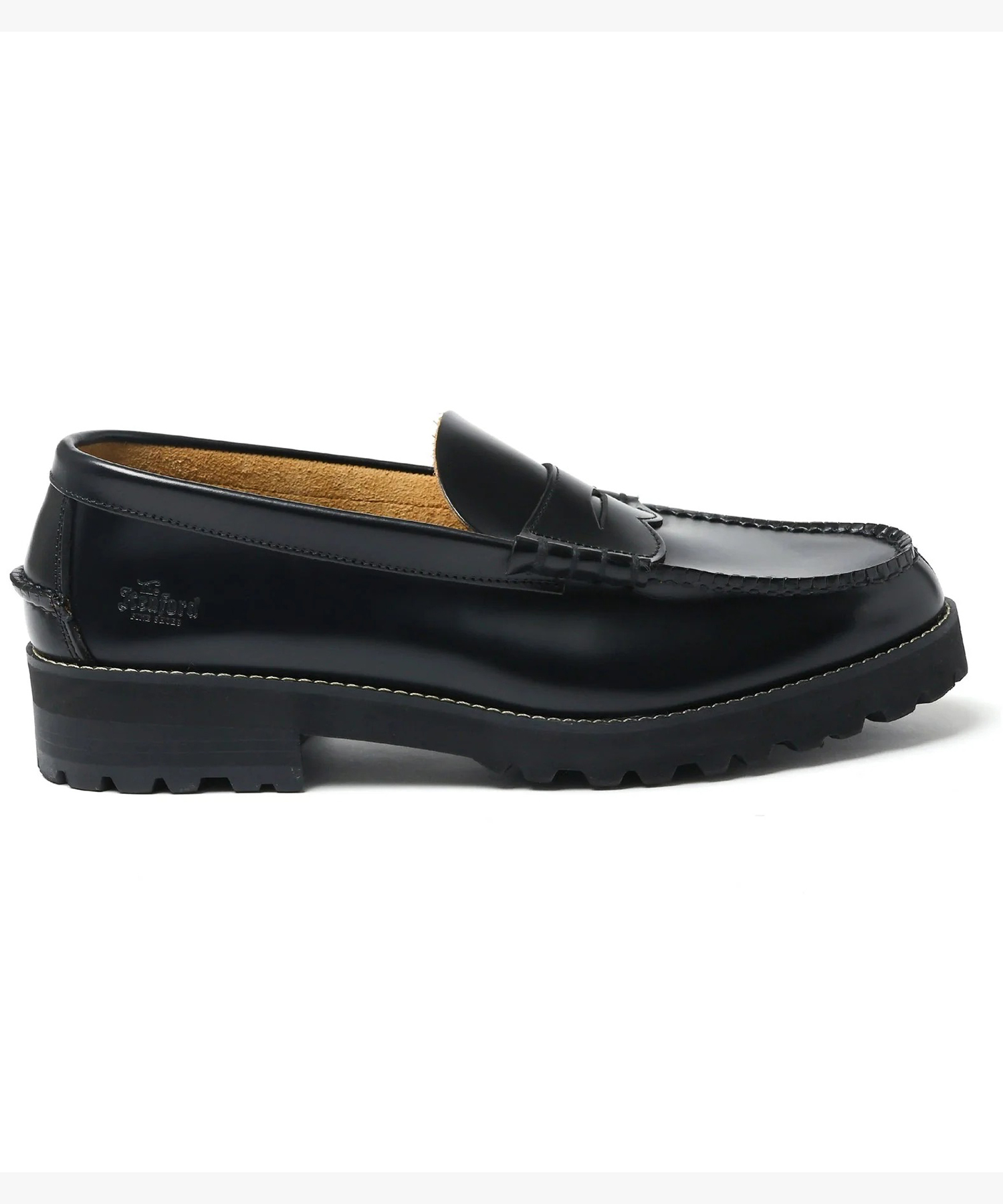 TANK SOLE LOAFERS BLACK The Kenford FINESHOES