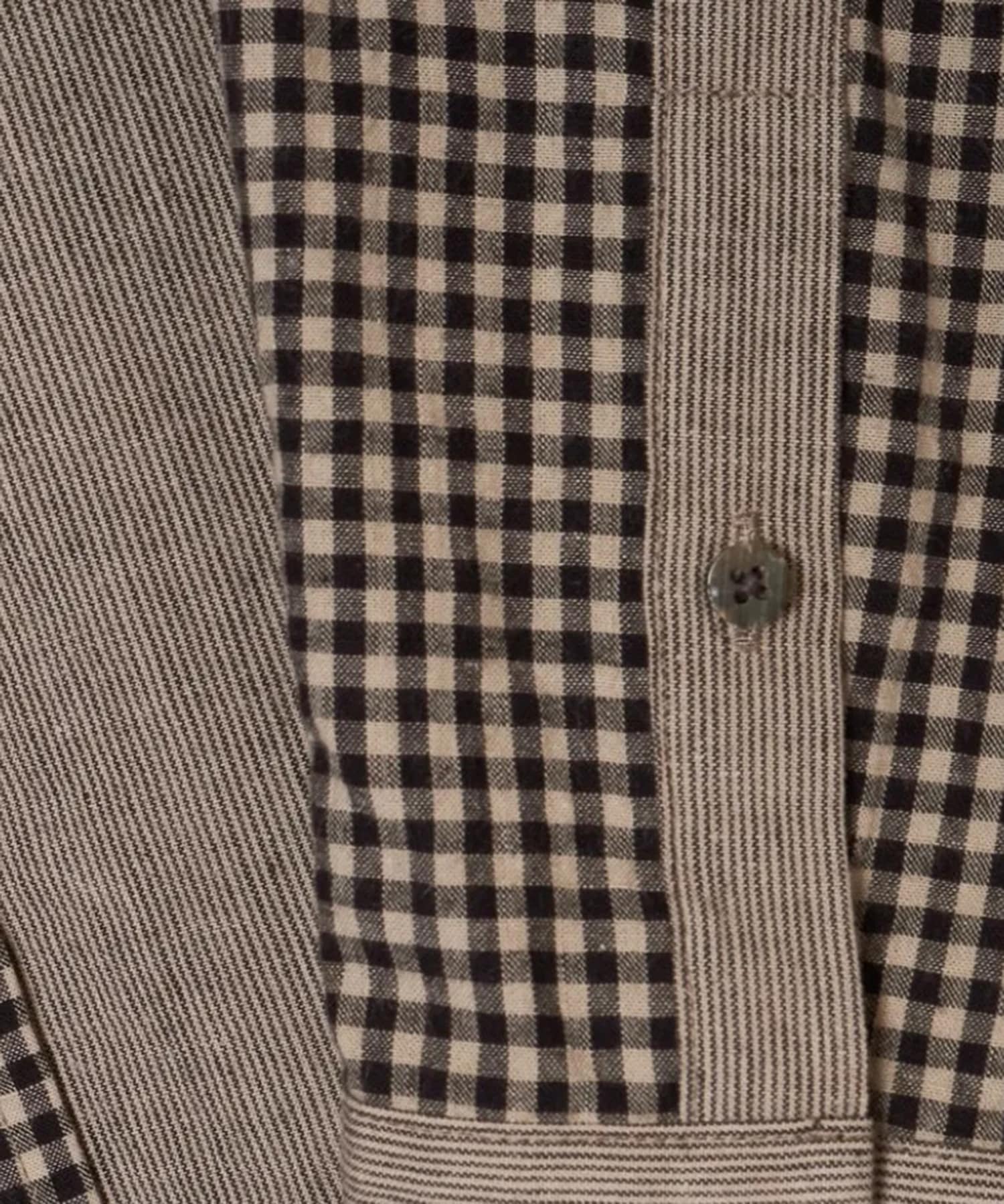 CSLINEN BIG SHIRT CRAZY PATTERN SUGARHILL