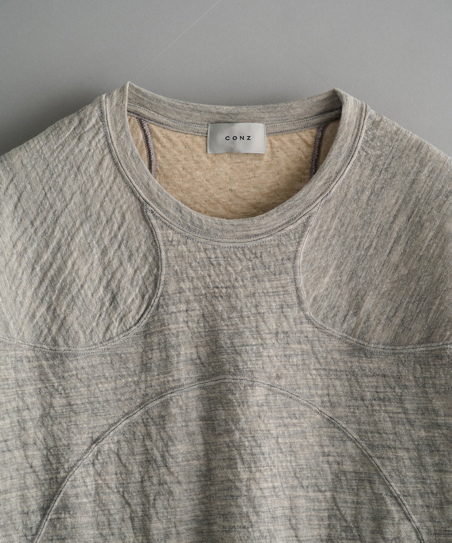 panel short sleeve tee bonded jersey CONZ