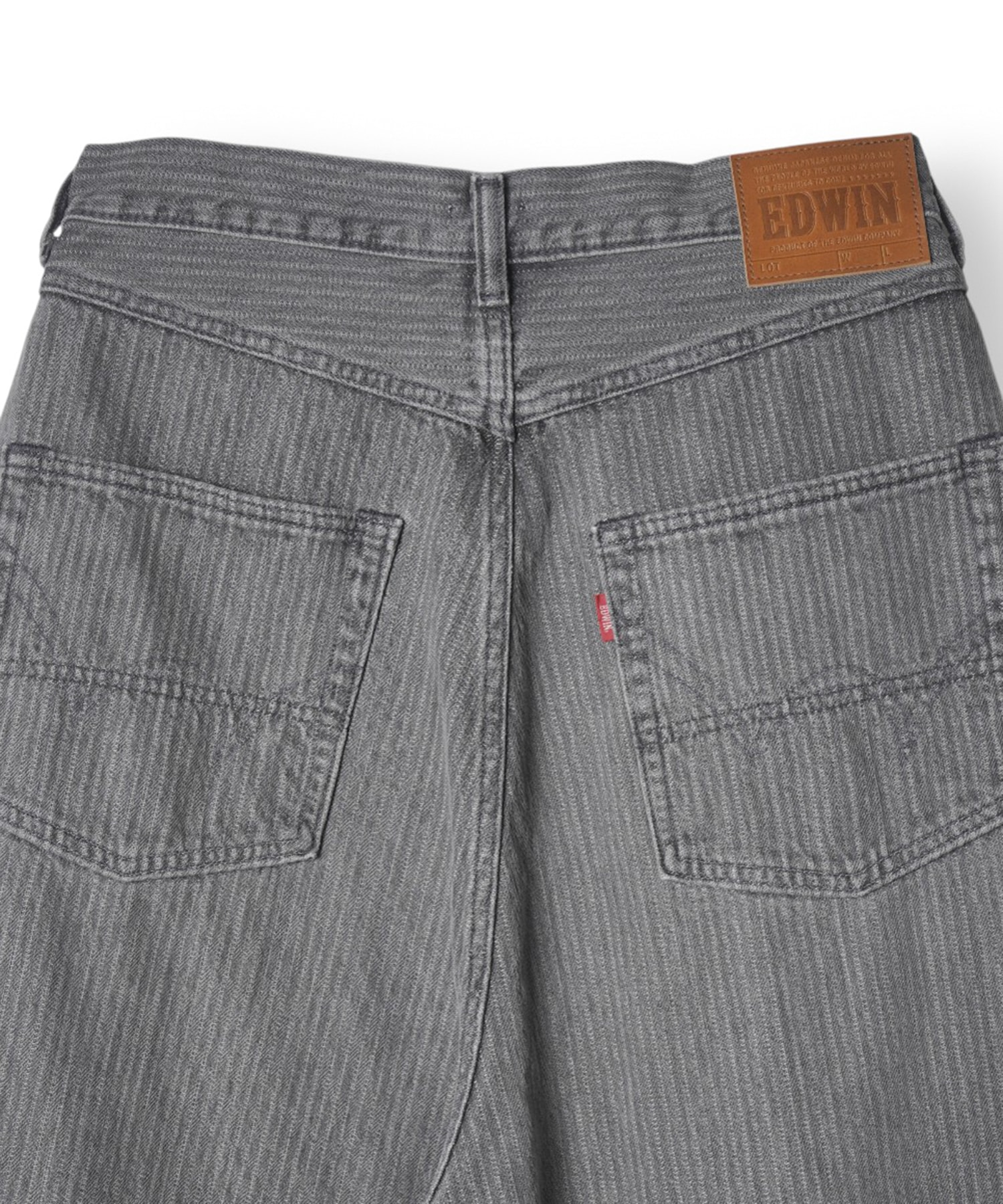 FRESH MAN DENIM WIDE PANTS by EDWIN　STRIPE refomed