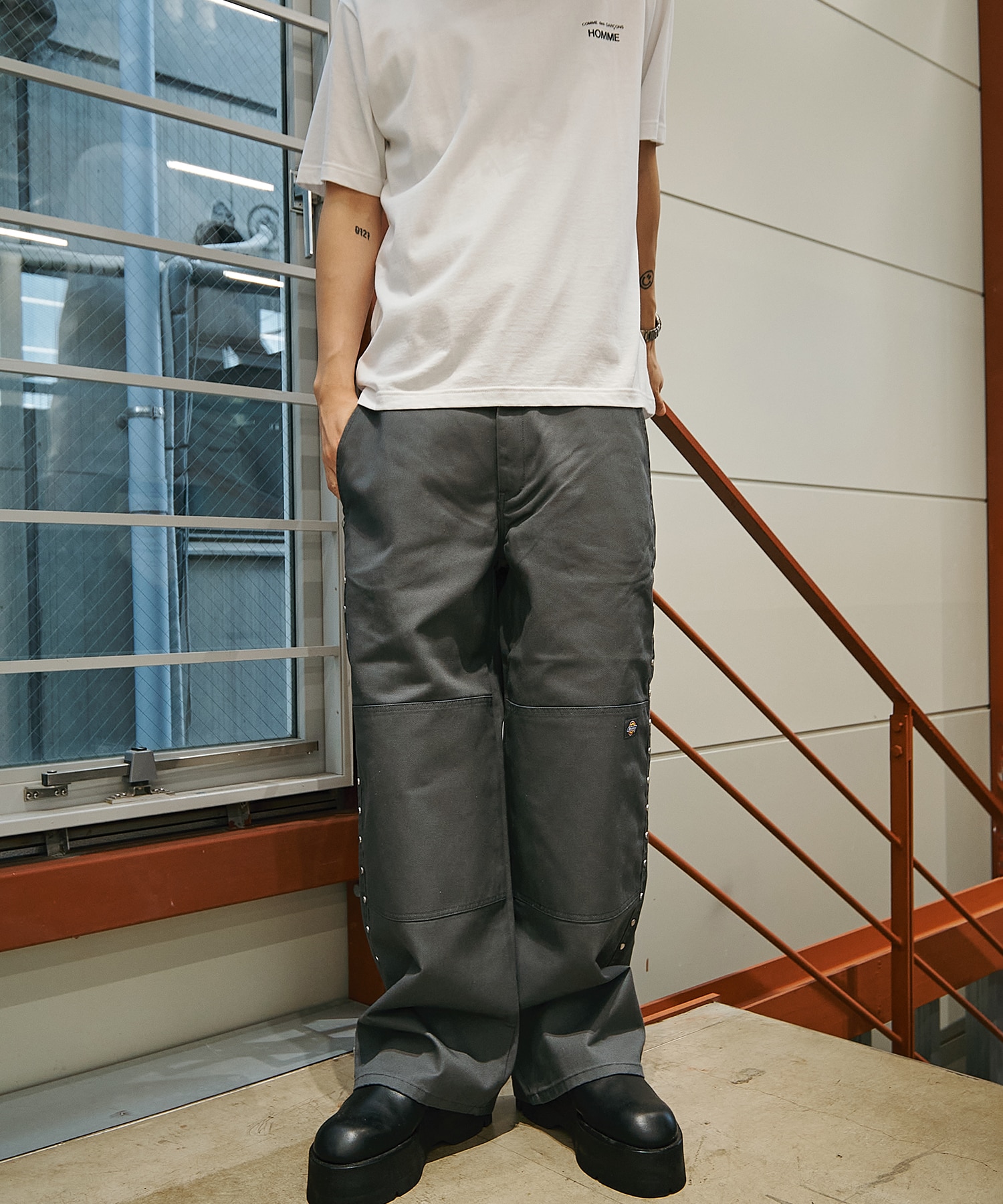 STUDDED WIDE PANTS AFB