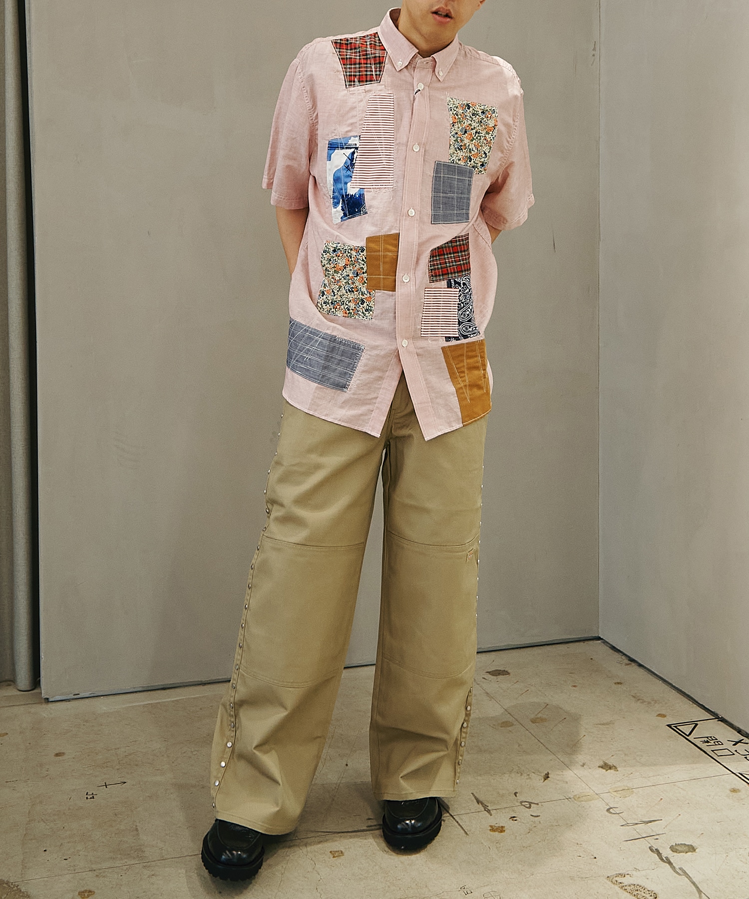 STUDDED WIDE PANTS AFB