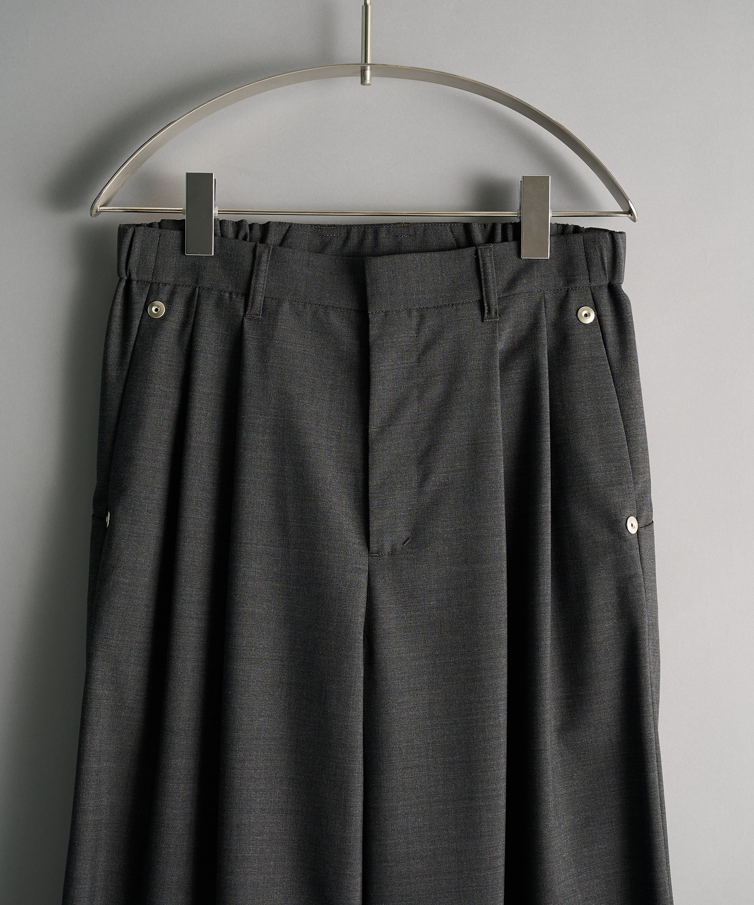 double pleated wide leg trousers CONZ