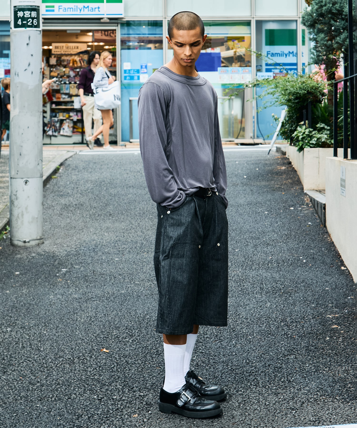double knee pique shorts CONZ