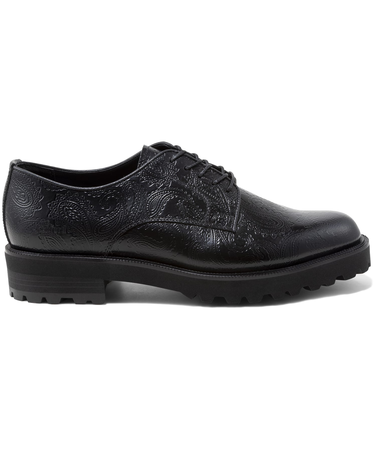 NEW CLASSIC PLAIN TOE　BLACK PAISLEY The Kenford FINESHOES