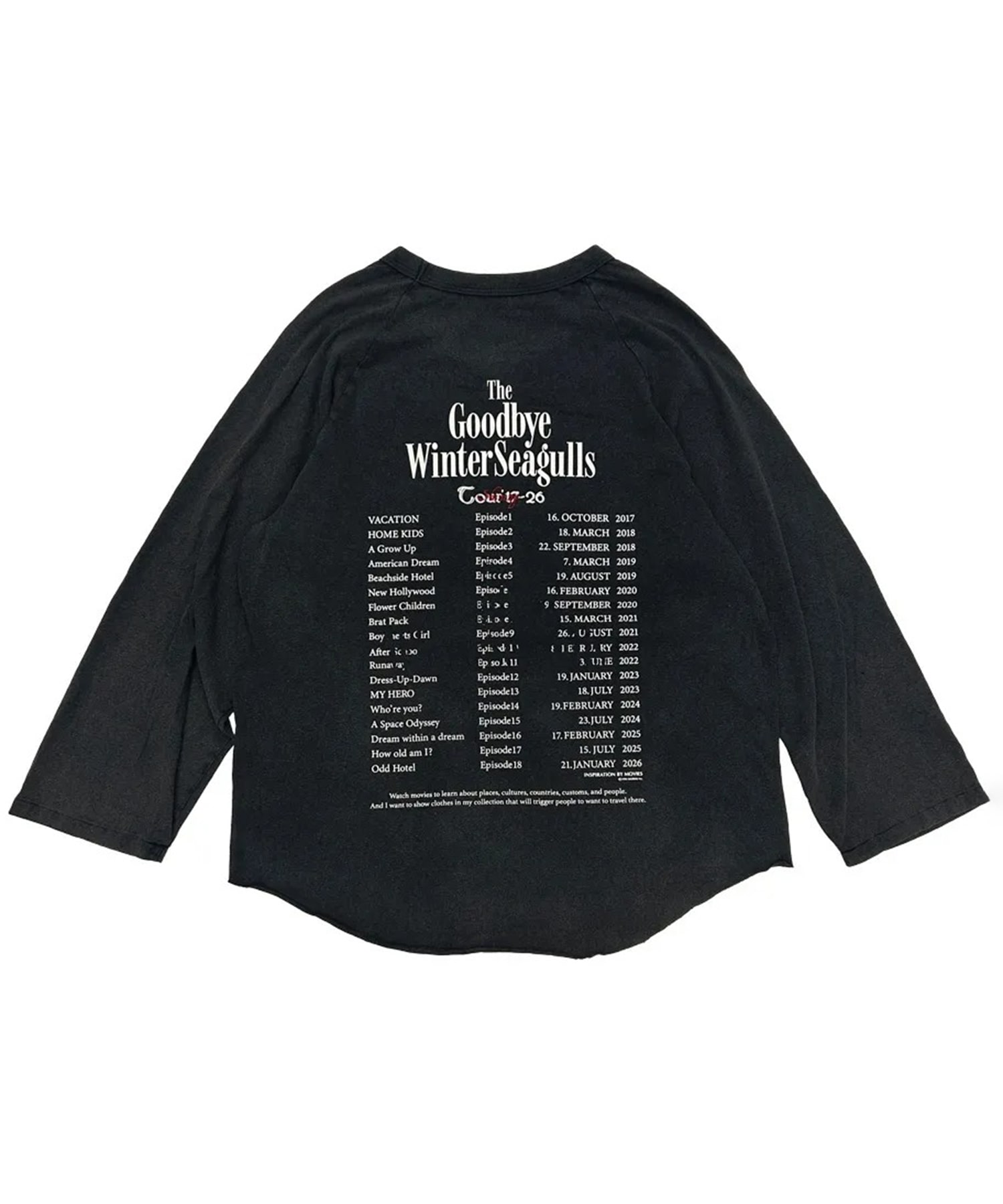 The Winter SeaguLs Tour Raglan Tee DAIRIKU