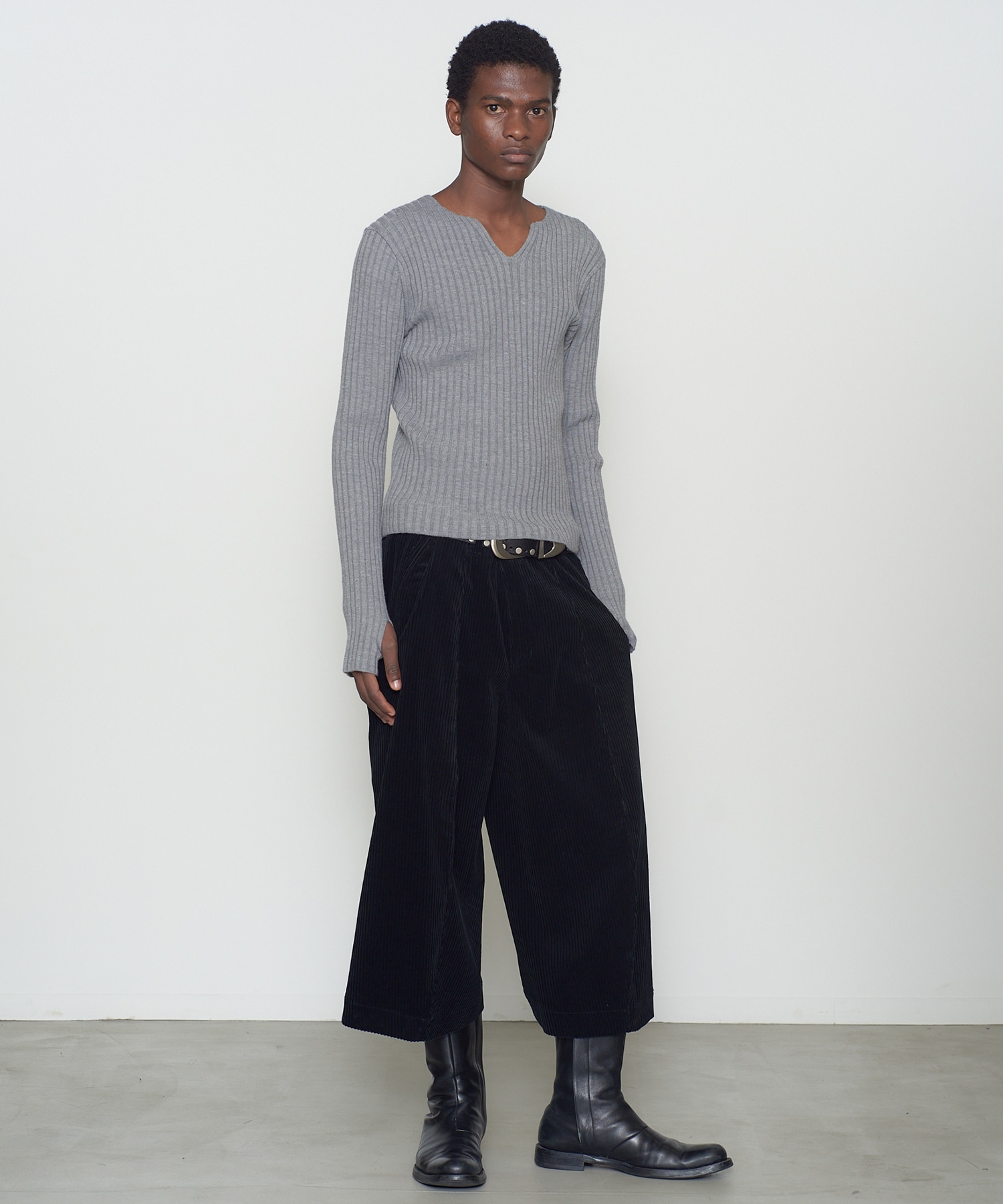FITTED RIBBED TOP NVRFRGT