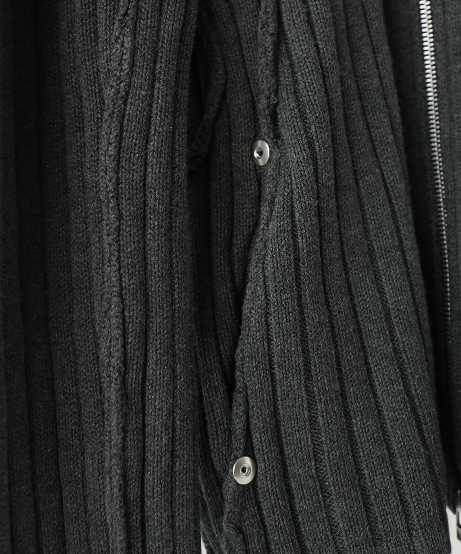 rib zip up parker CONZ