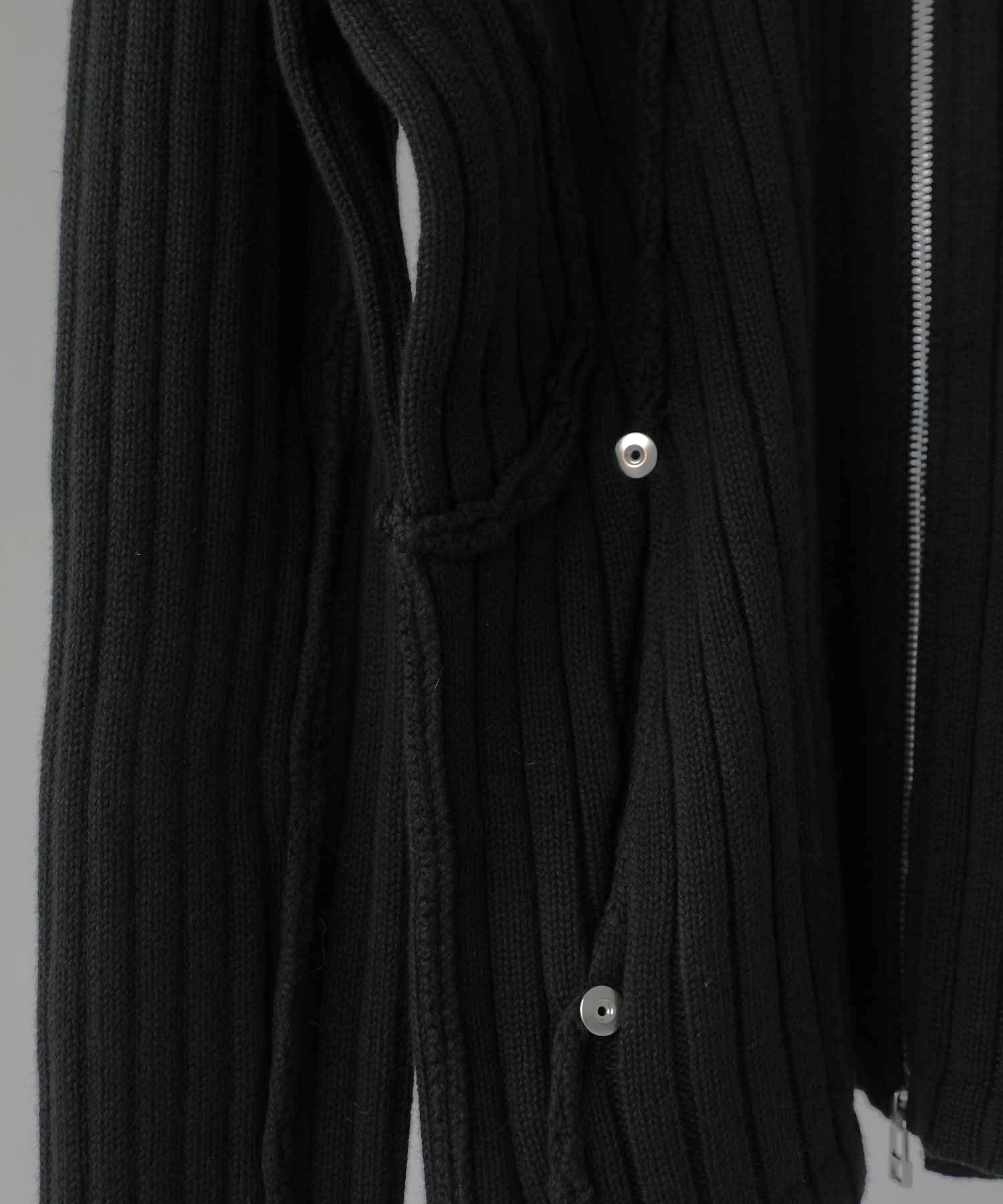 rib zip up parker CONZ