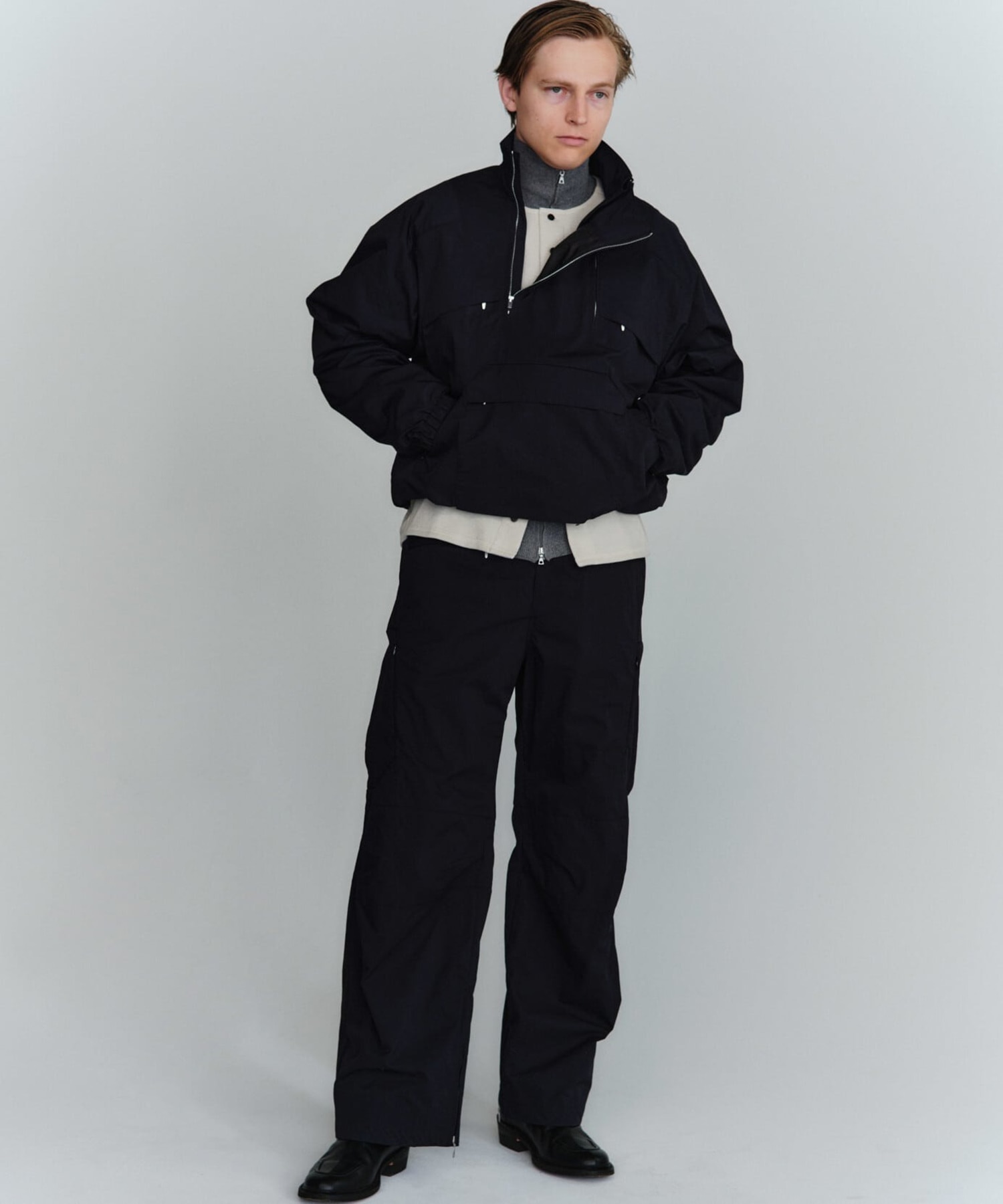 Dual-layer Knit Cardigan MATSUFUJI
