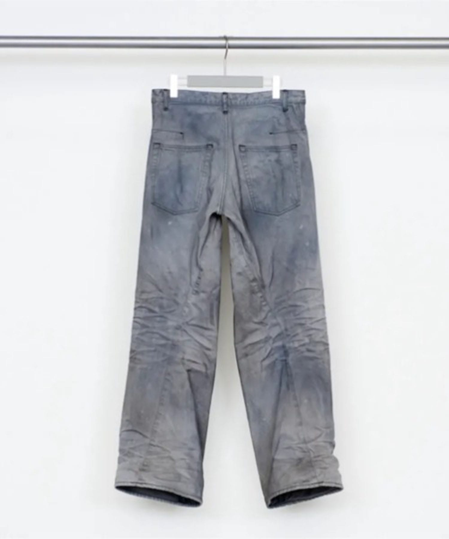 3D TWISTED WIDE LEG JEANS NVRFRGT