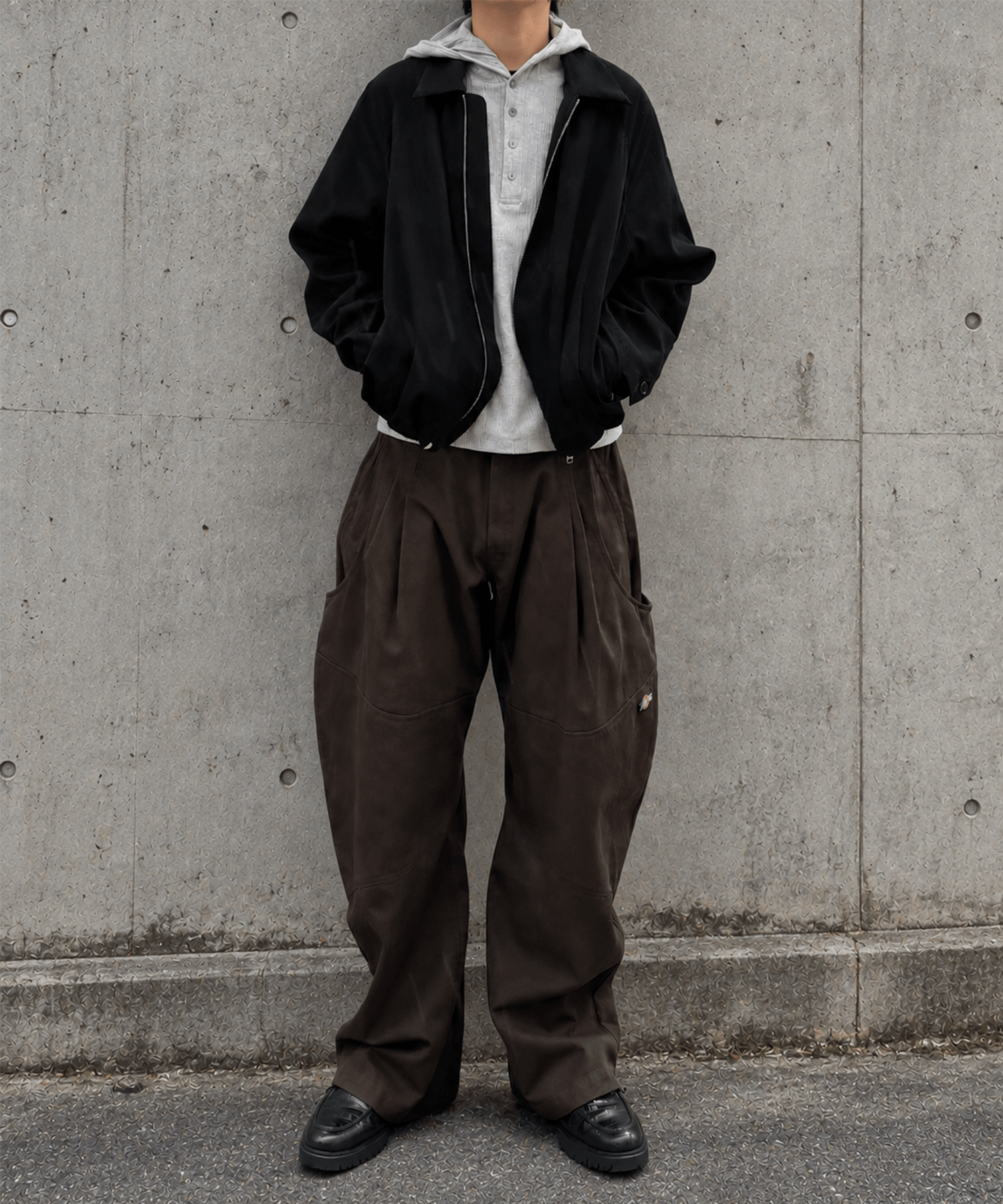 Dickies×NVRFRGT DOUBLE KNEE CURVED LEG UTILITY WORK PANTS NVRFRGT