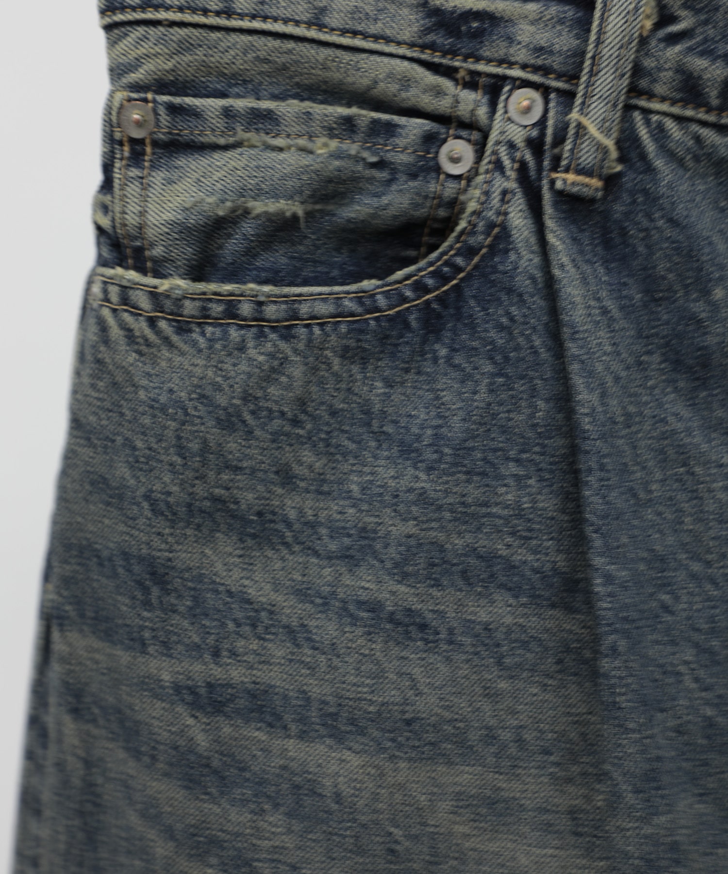 Wide Vintage Denim Pants DAIRIKU