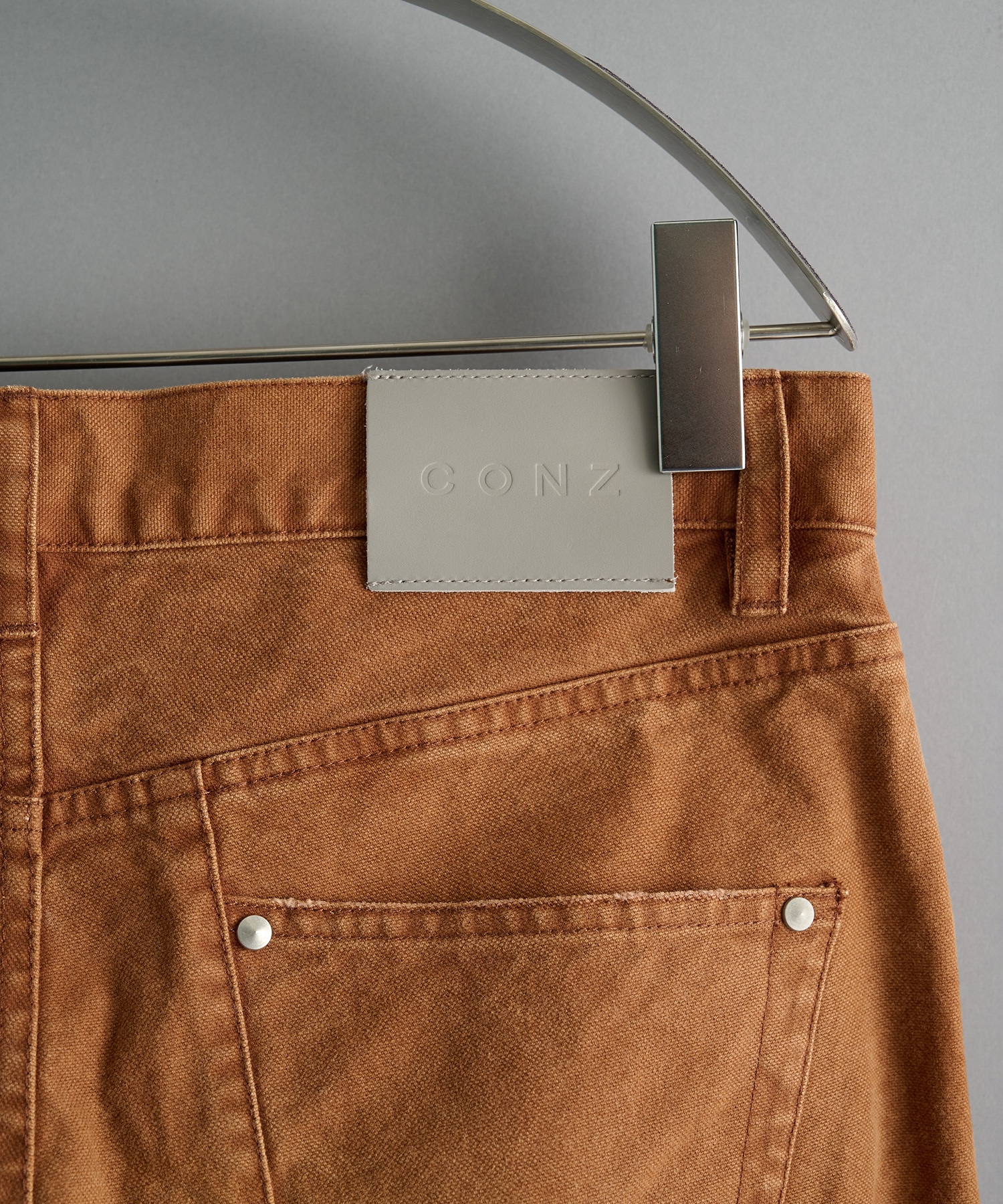 duck loose fit double knee pants 
