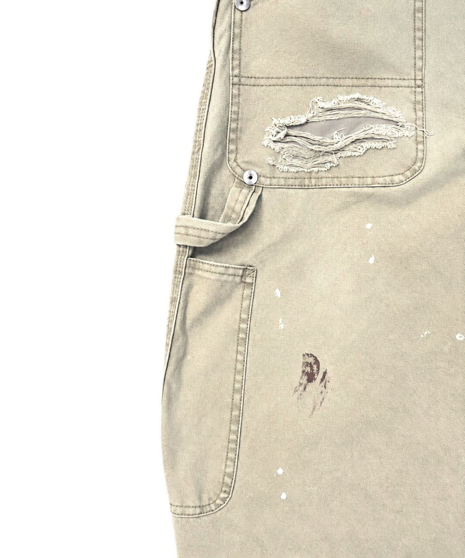 KOWGA×duck double knee curved pants CONZ