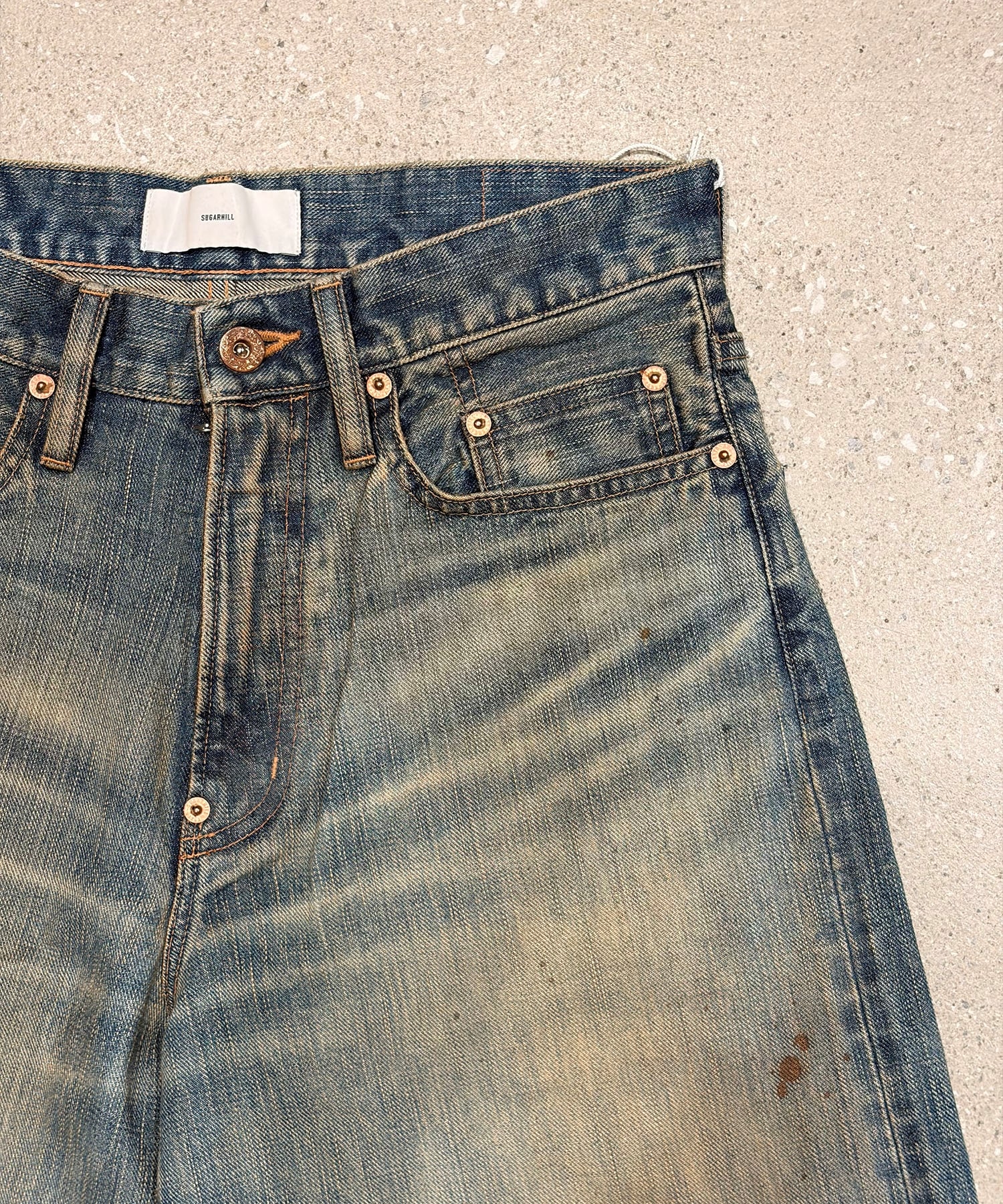 FADED MODERN DENIM PANTS REGULER CUT SUGARHILL