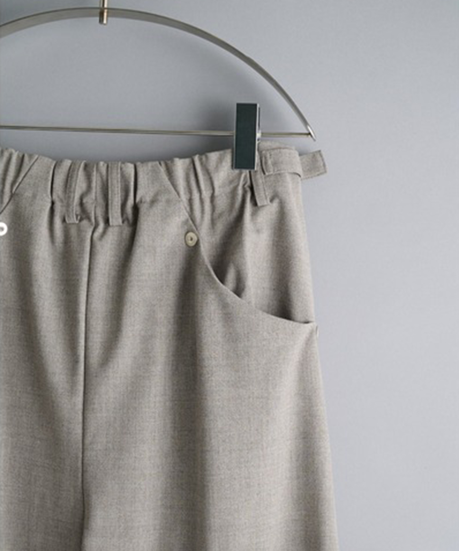 curved leg trousers 3.0 buckle CONZ