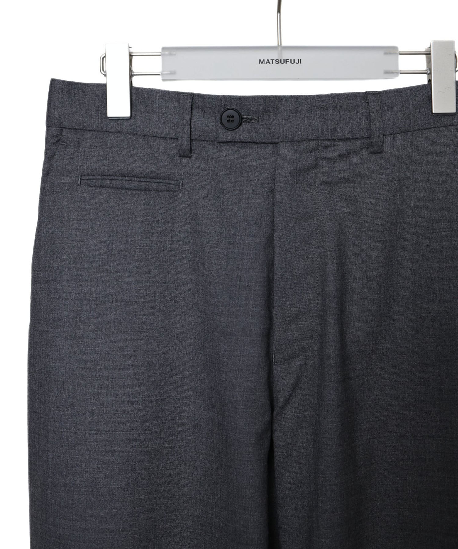 Wool Wide Trousers MATSUFUJI