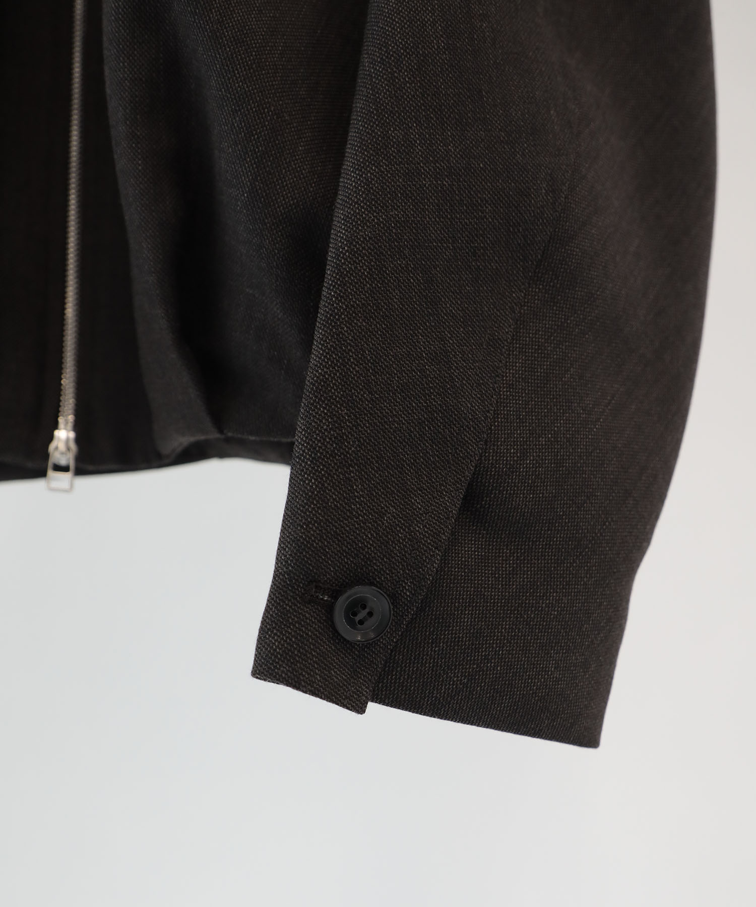 leather collar balloon blouson shark skin CONZ