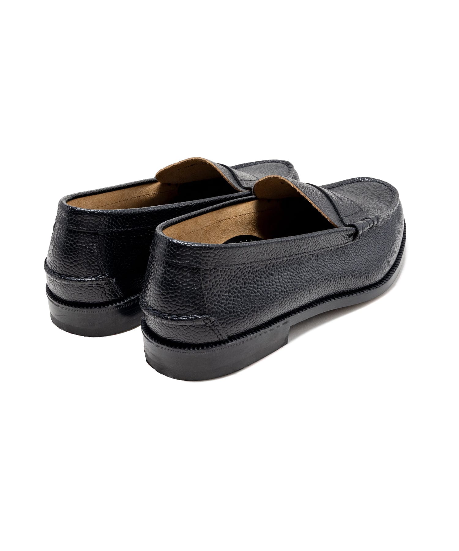 EMBOSSED LOAFERS BLACK SCOTCH GRAIN The Kenford FINESHOES