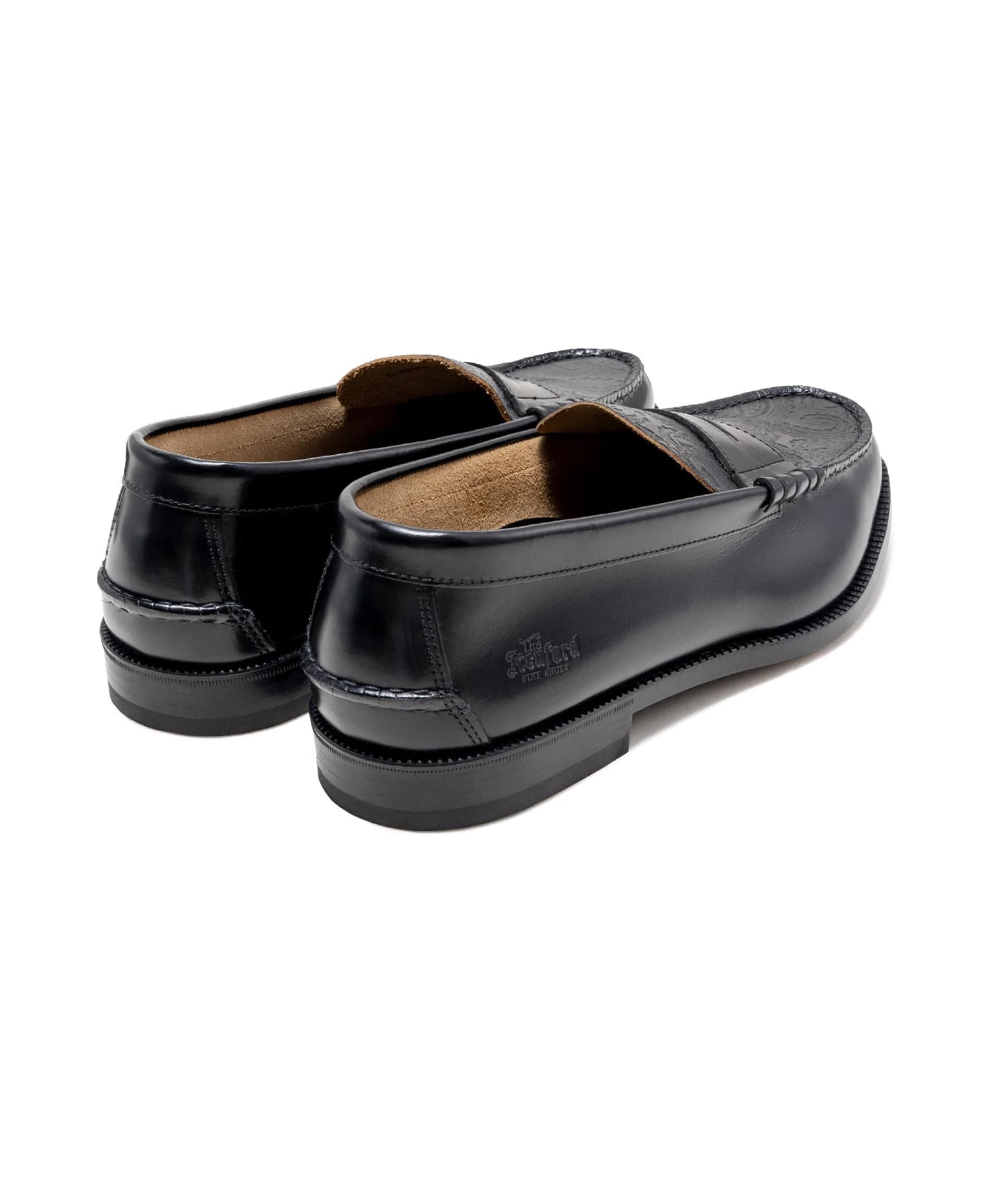 EMBOSSED LOAFERS BLACK BLACK PAISLEY The Kenford FINESHOES