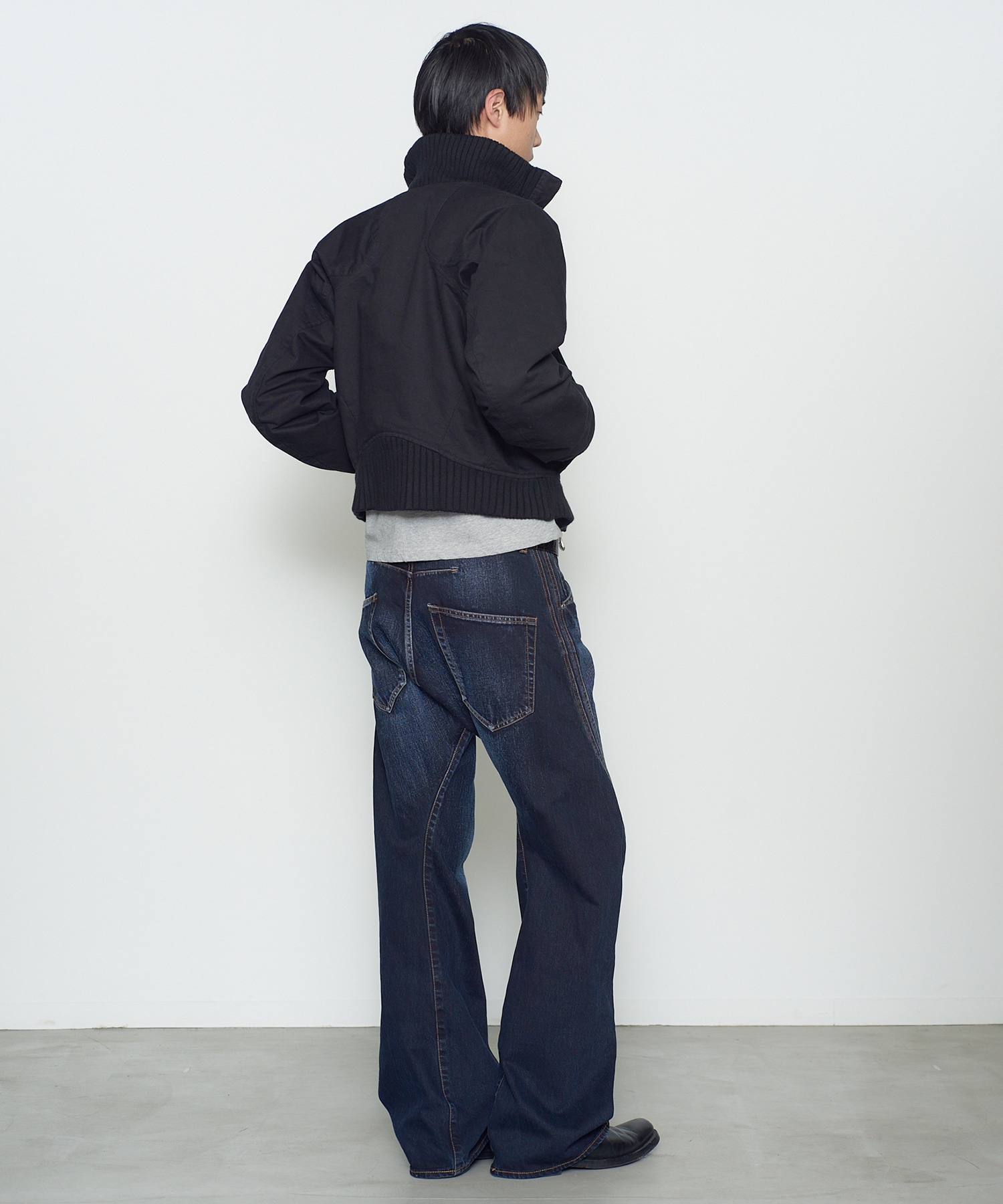 STAND COLLAR BOMBER JACKET NVRFRGT