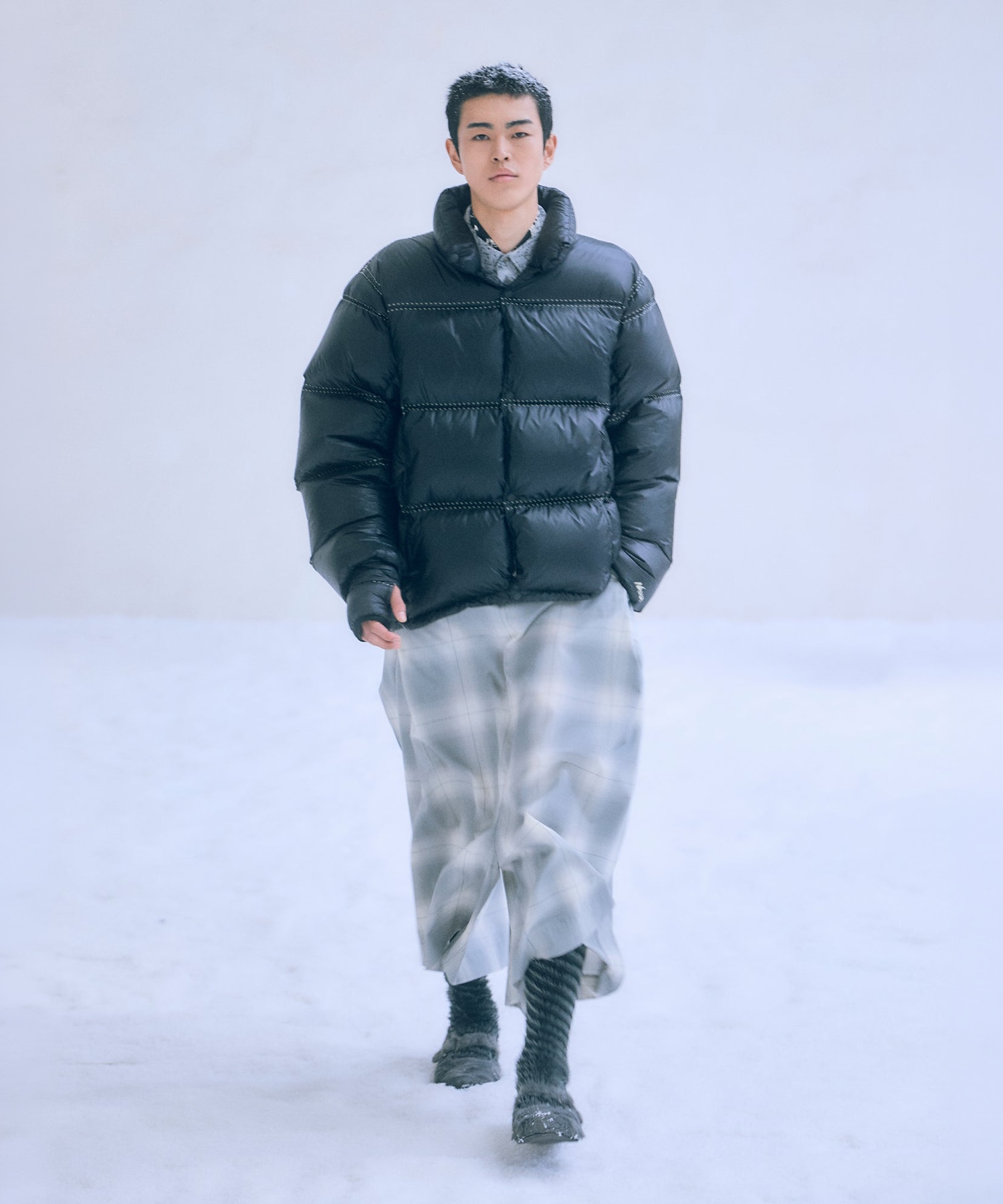 mid winter alpinist with nanga SHINYAKOZUKA