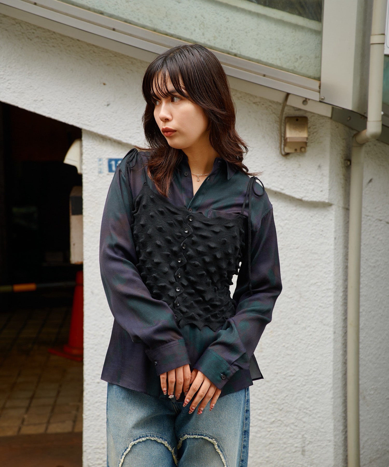 LAYER PATTERN PRINTED SHIRTS ANTHEM A