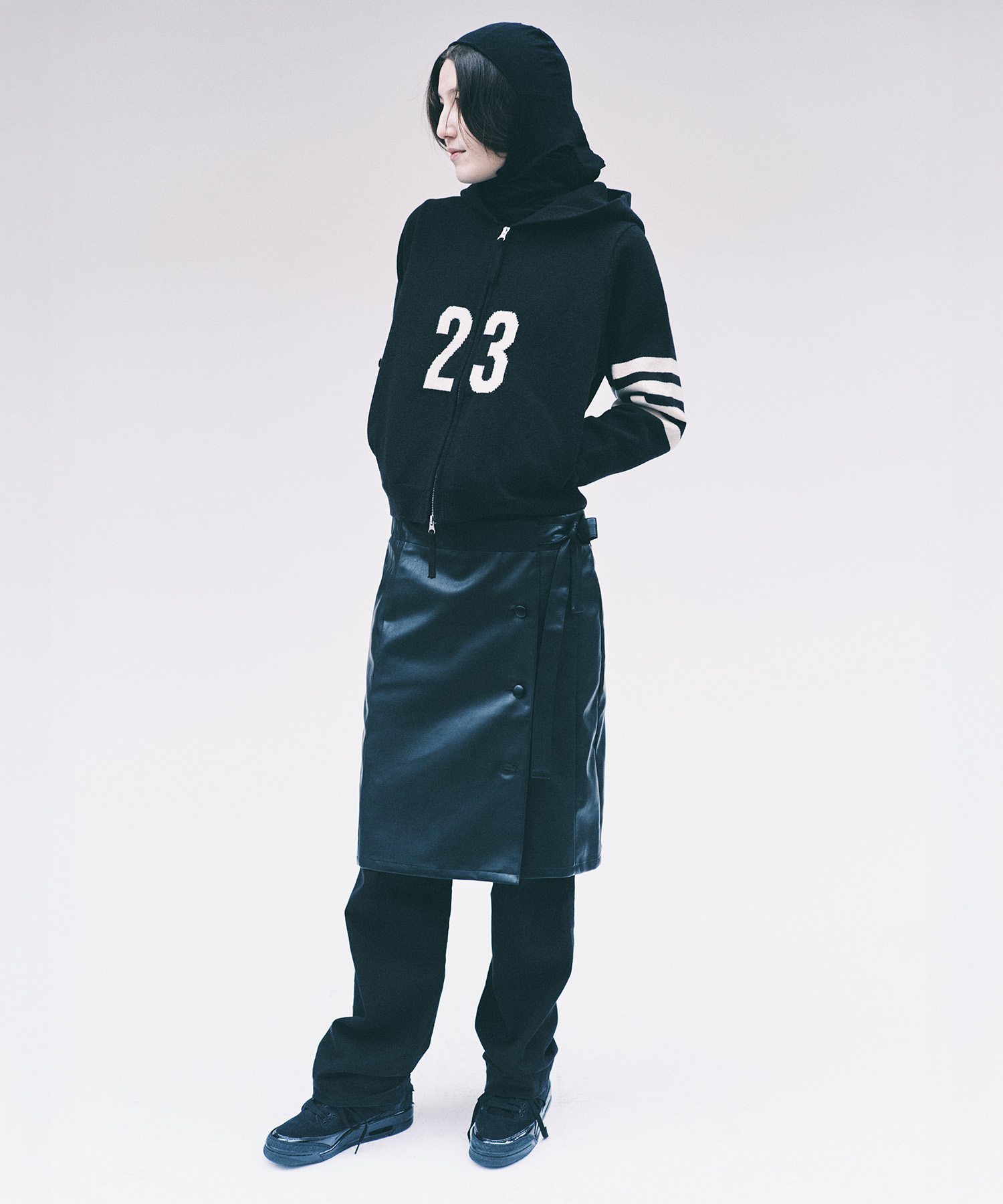 FOOT BALL KNIT HOODIE KOWGA