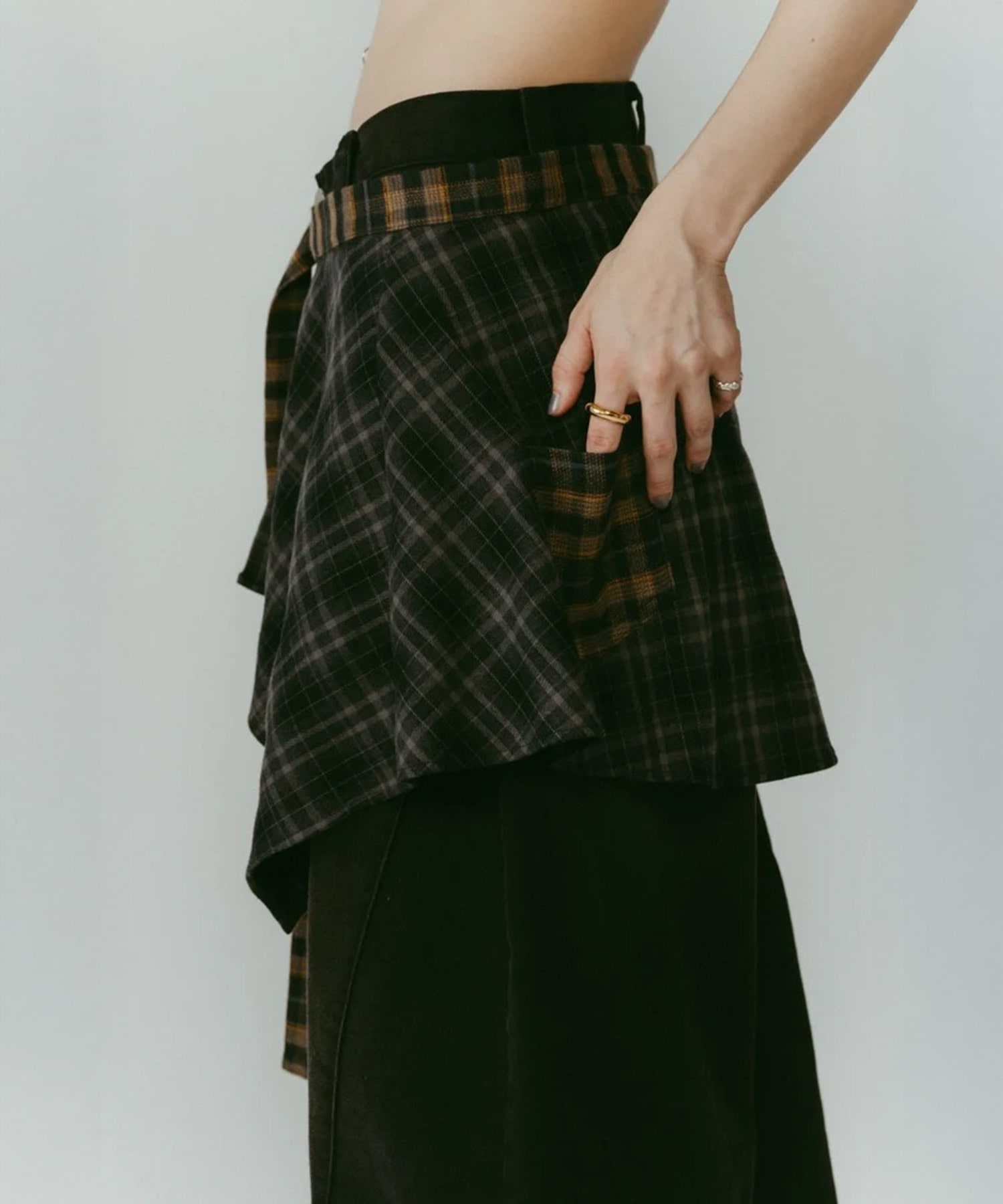 shirt wrap denim pants Knuth Marf