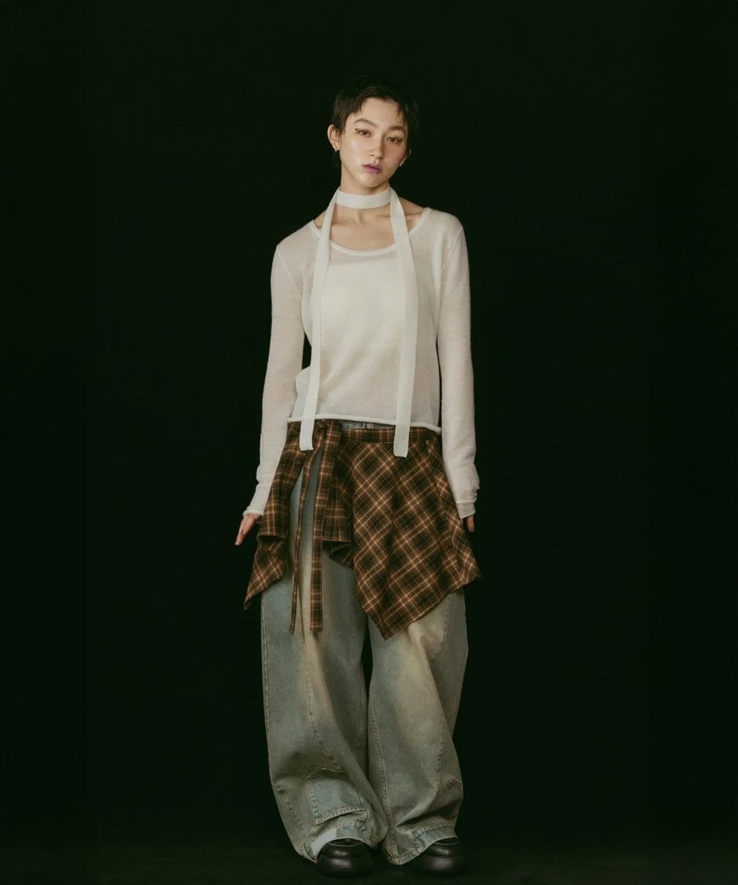 shirt wrap denim pants Knuth Marf