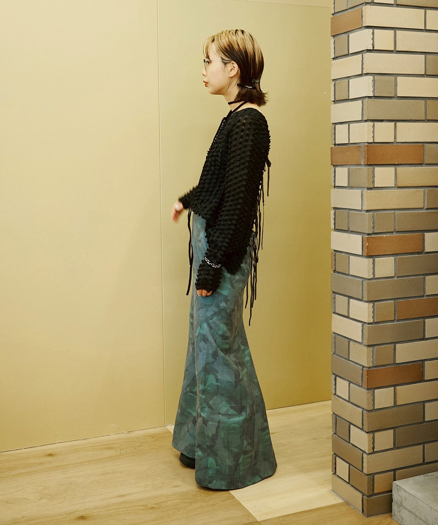 SHARP LONG SKIRT KOWGA