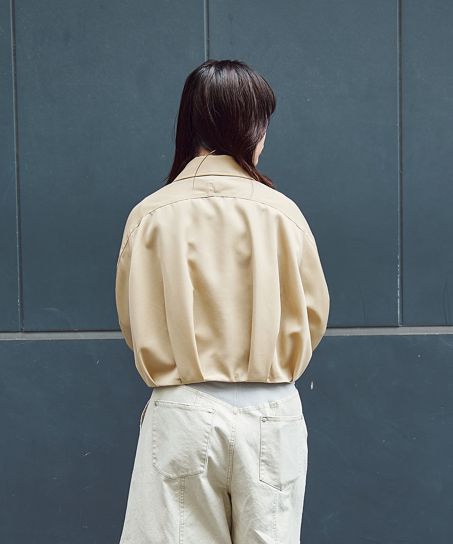 BALLOON ZIP UP JACKET CONZ