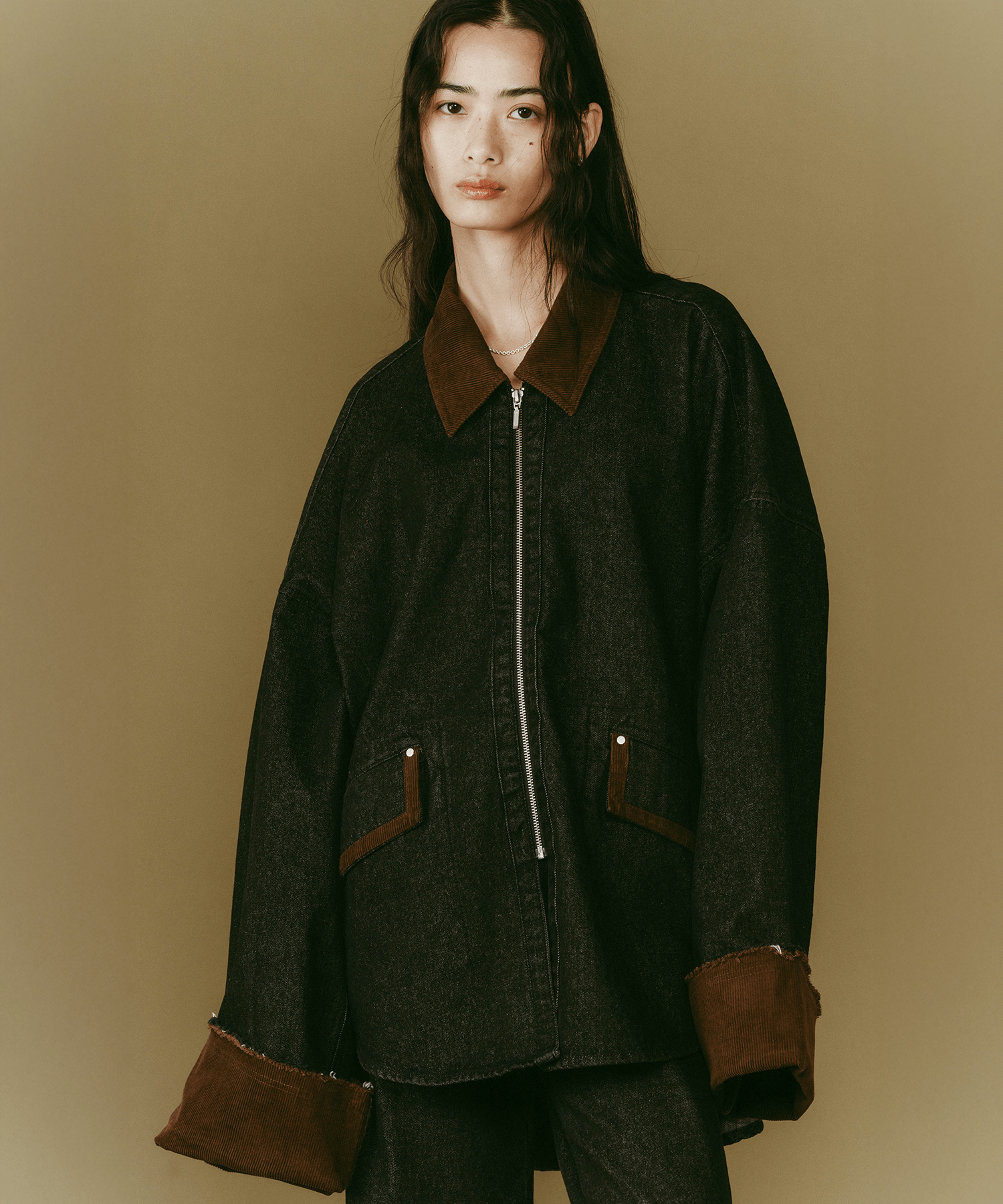 denim over shirt jacket(unisex) Knuth Marf