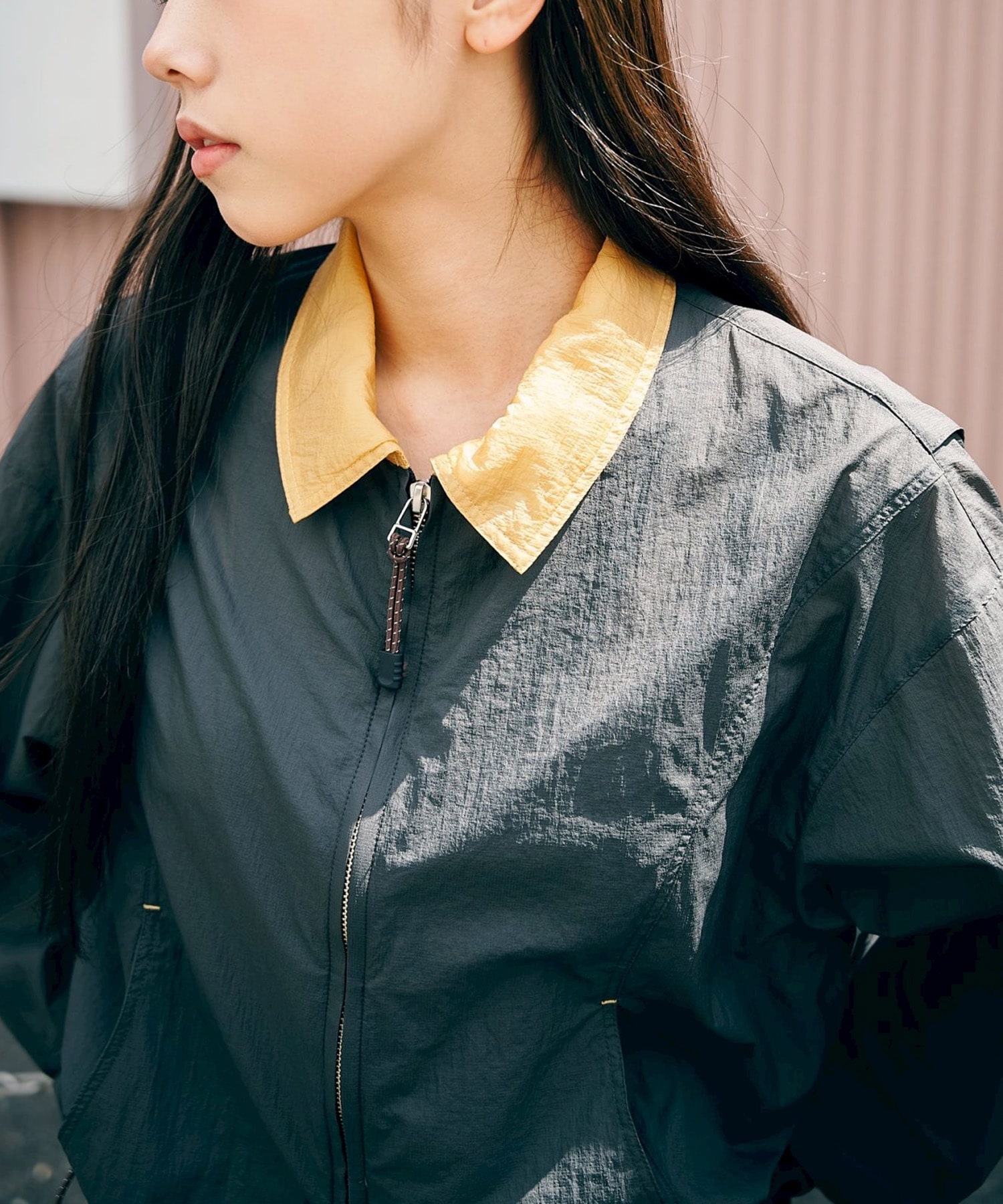 BI-COLOR NYLON BLOUSON CONZ